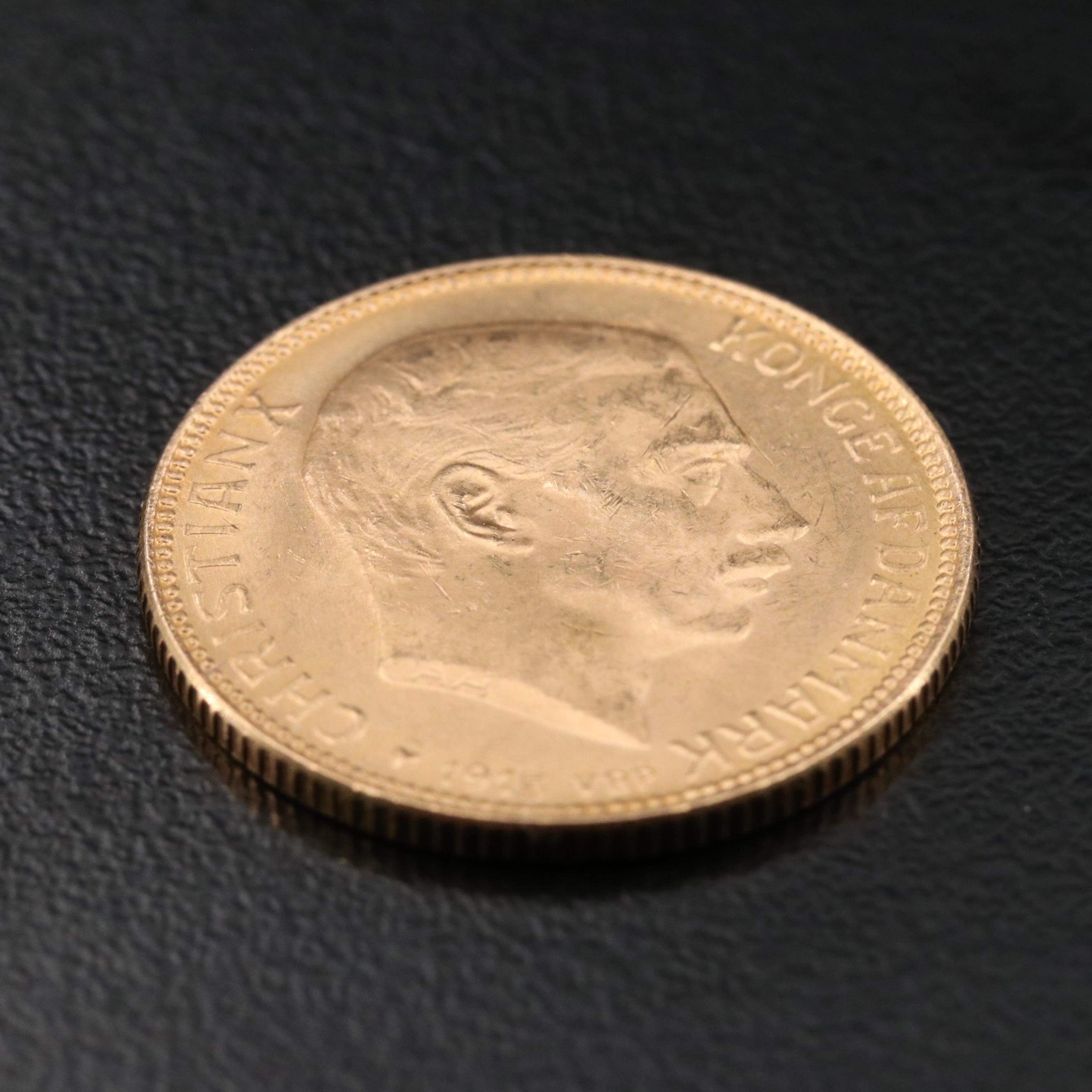 1915 Denmark Twenty Kroner Gold Coin