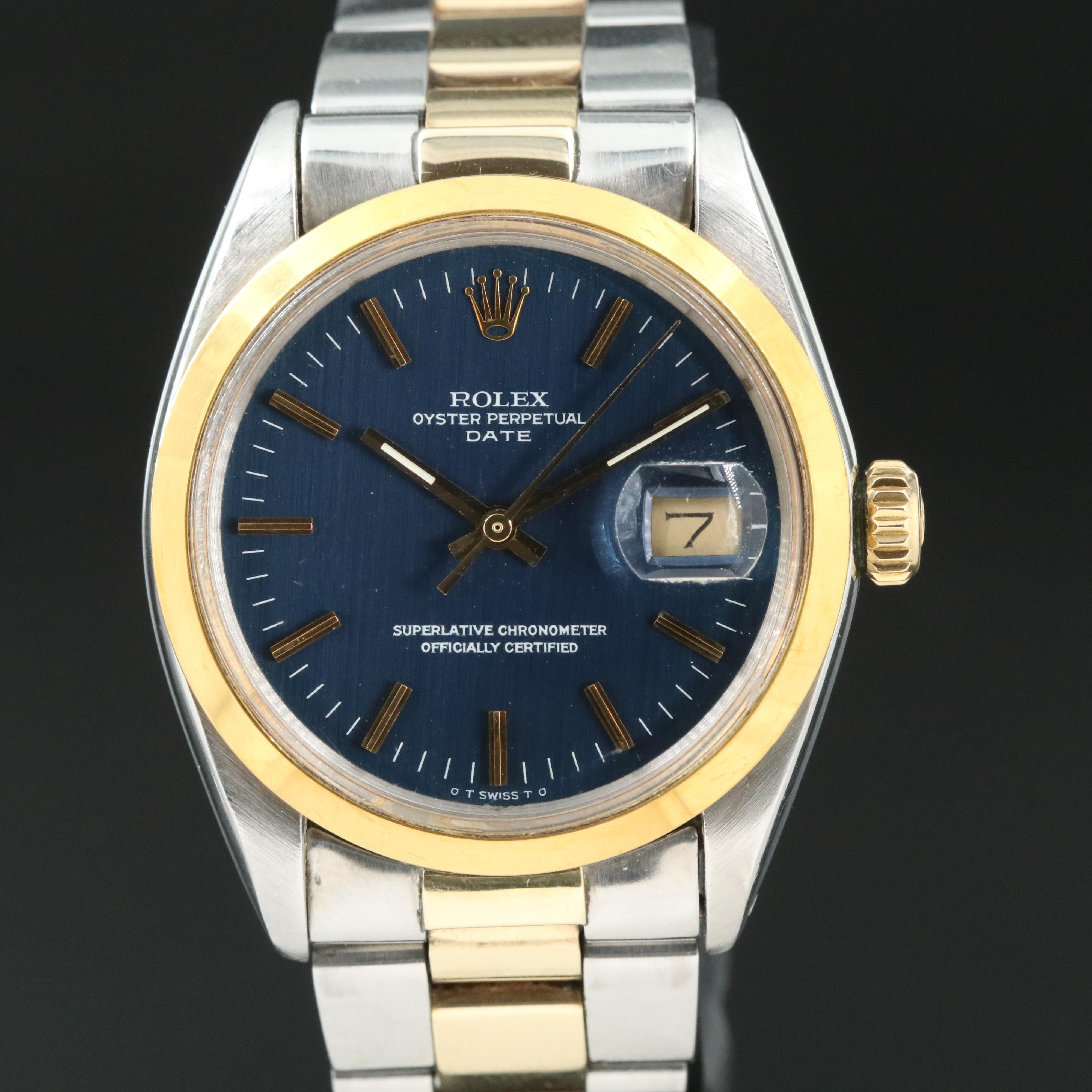 1979 Rolex Oyster Perpetual Date "Sigma Dial" Automatic Watch