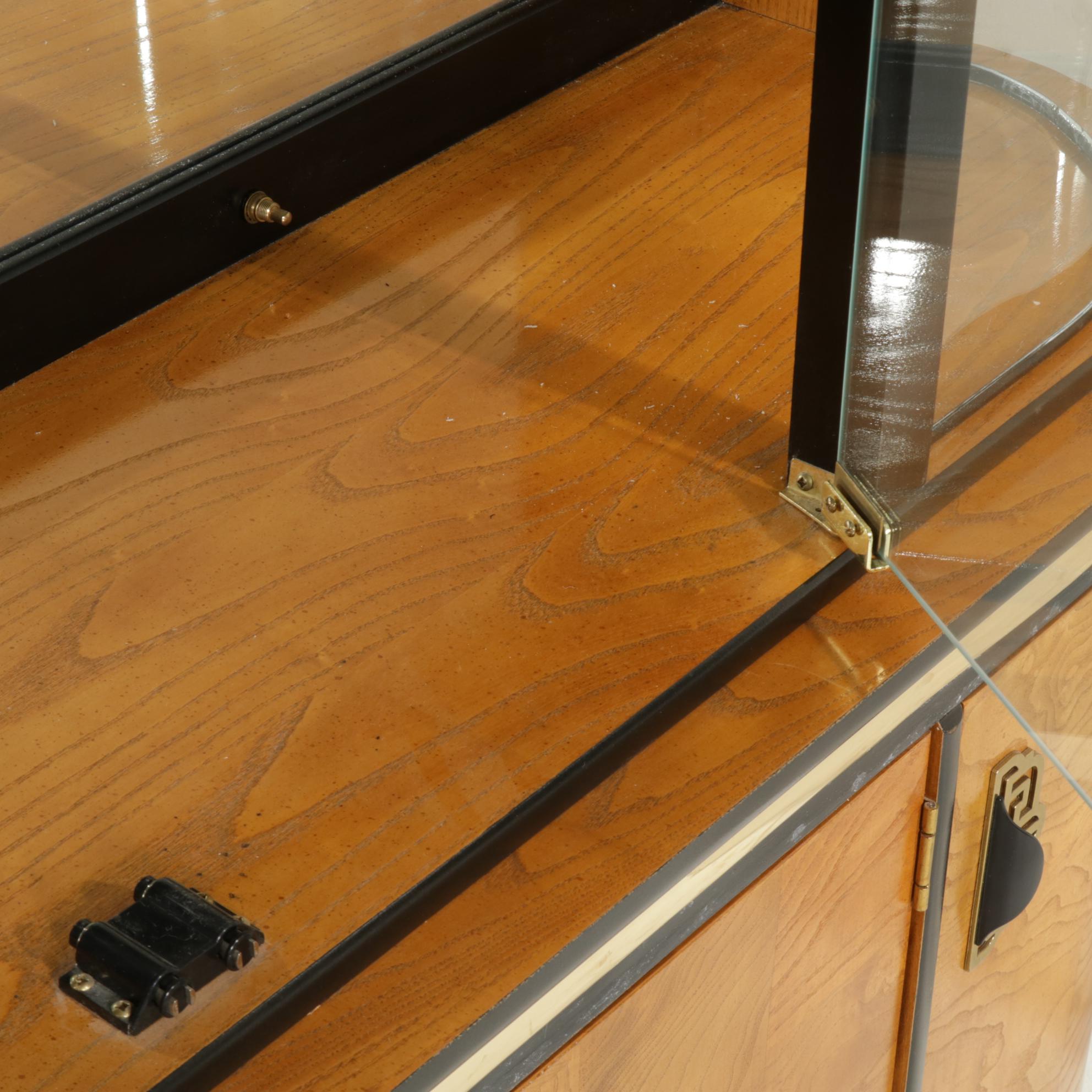 Singer Furniture "Kyoto" Asian Style China Cabinet, 21st Century