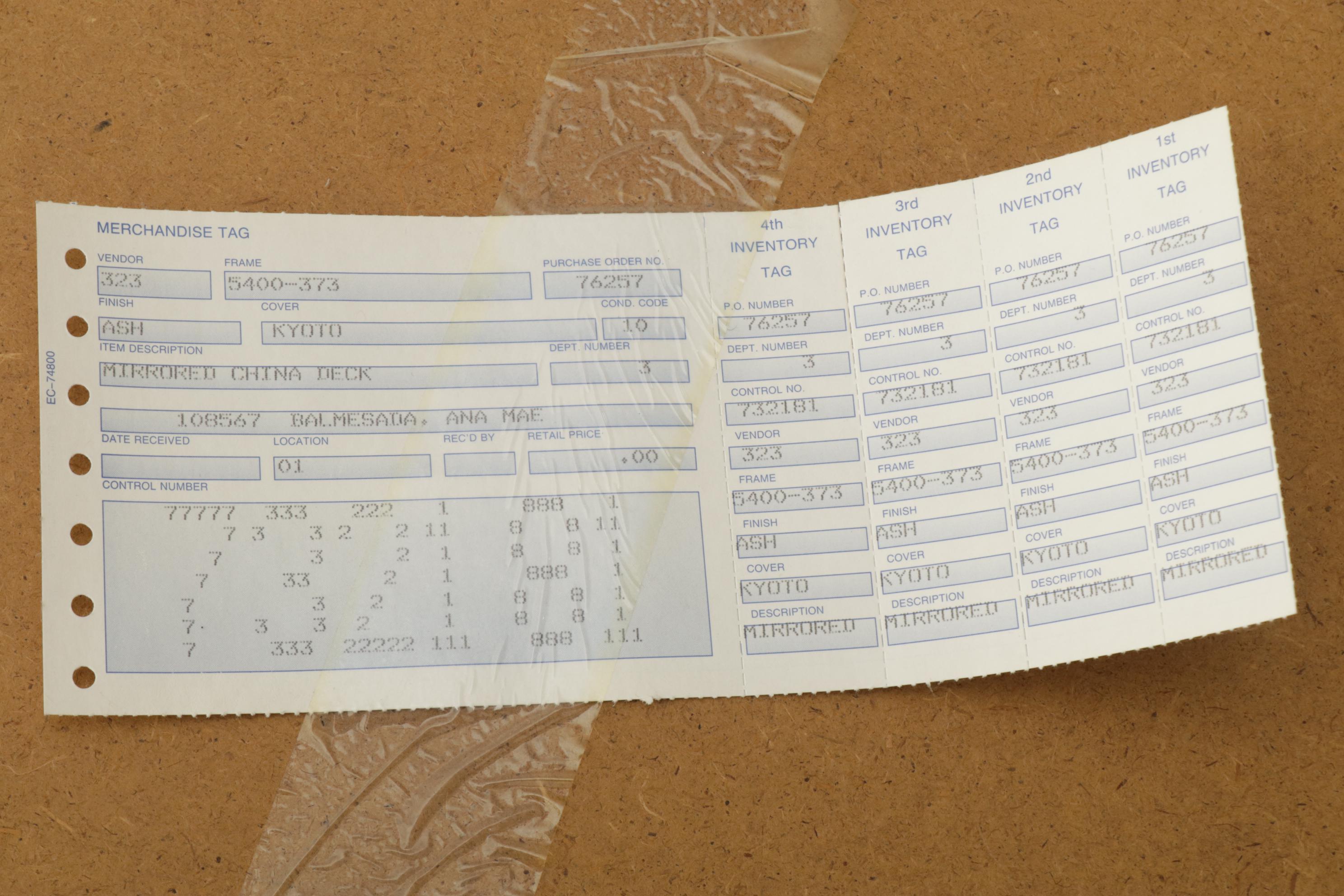 Singer Furniture "Kyoto" Asian Style China Cabinet, 21st Century