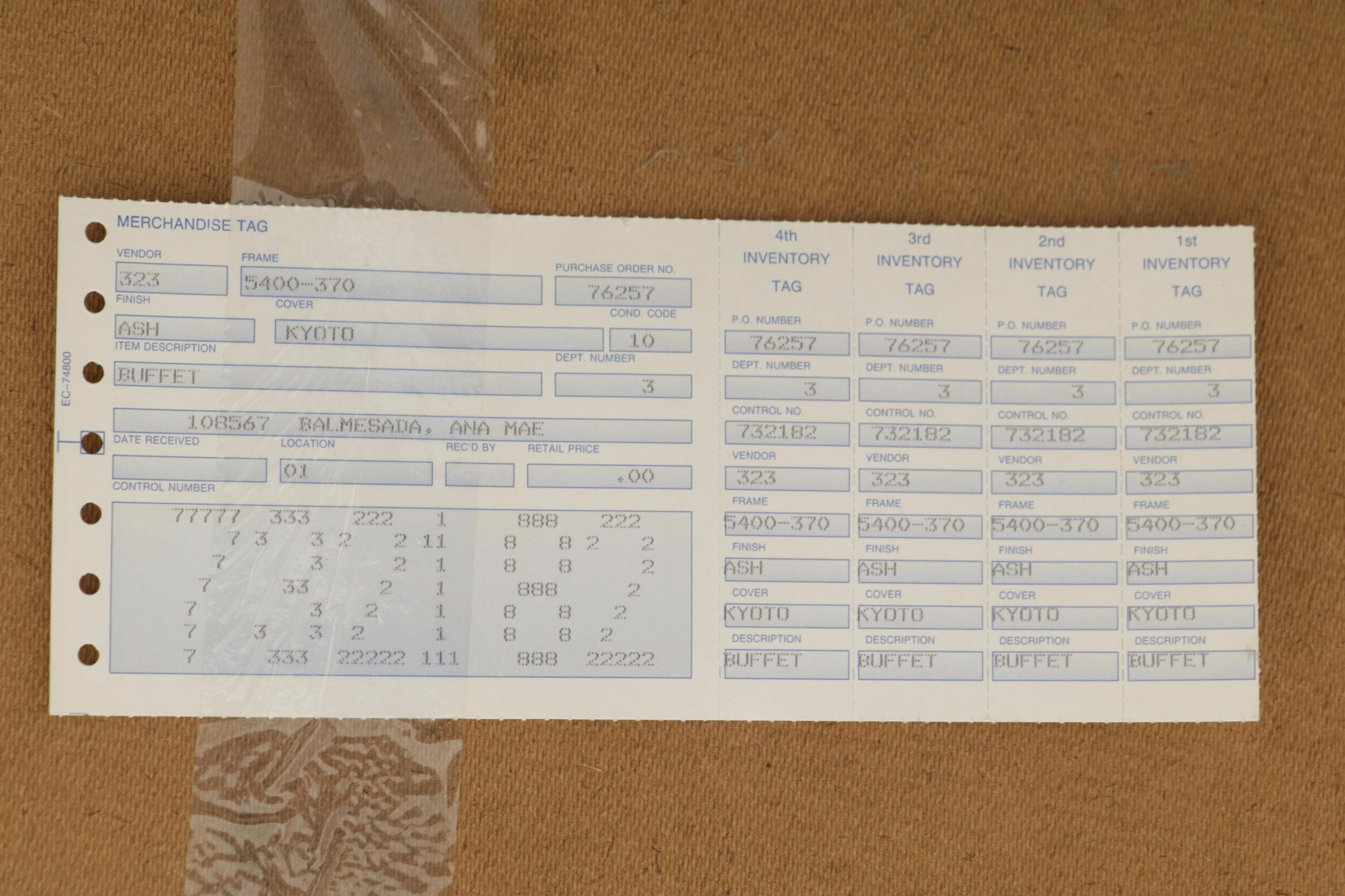 Singer Furniture "Kyoto" Asian Style China Cabinet, 21st Century