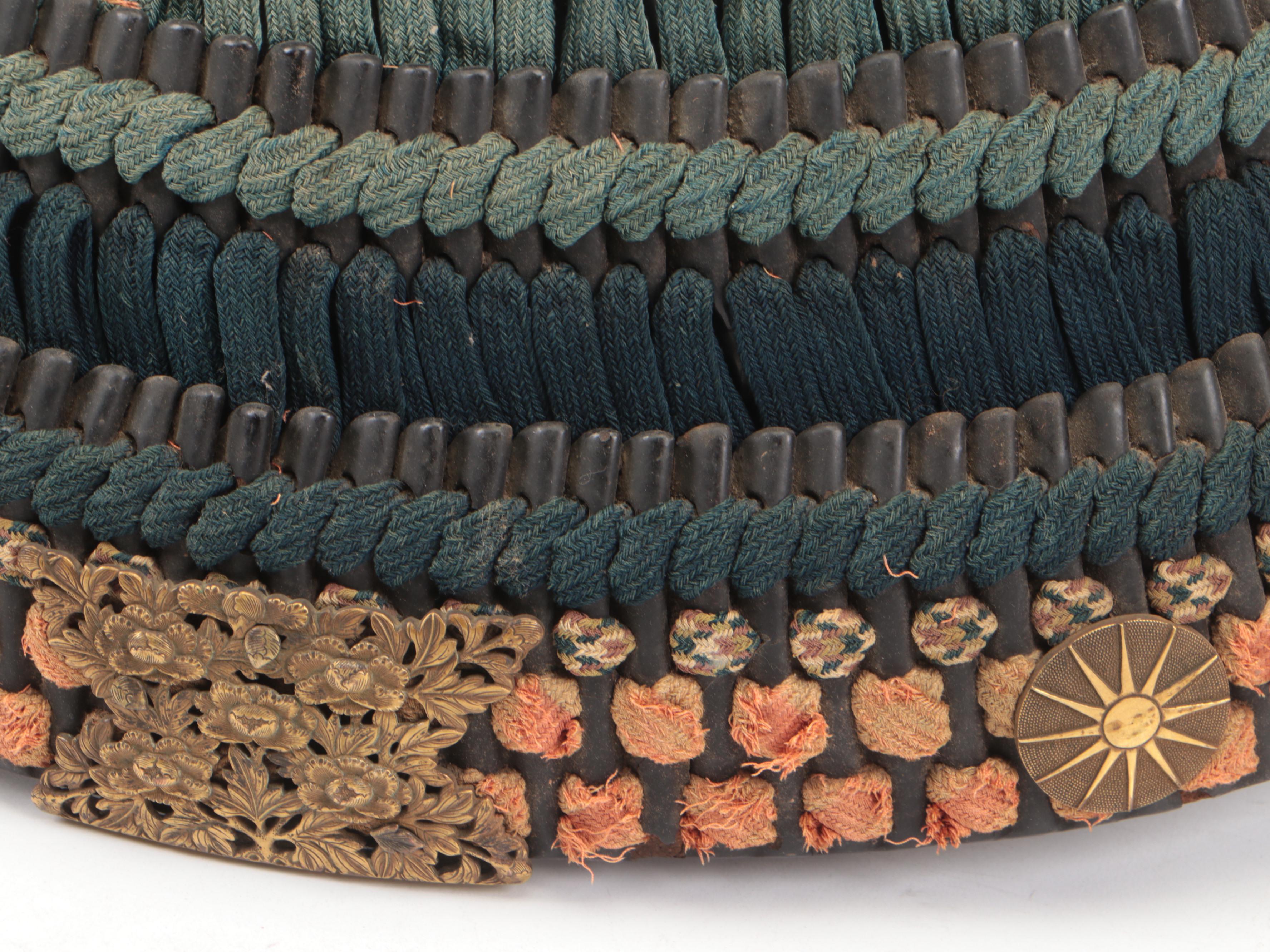 Japanese "Suji-Bachi" Kabuto Helmet, Edo-Meiji Period