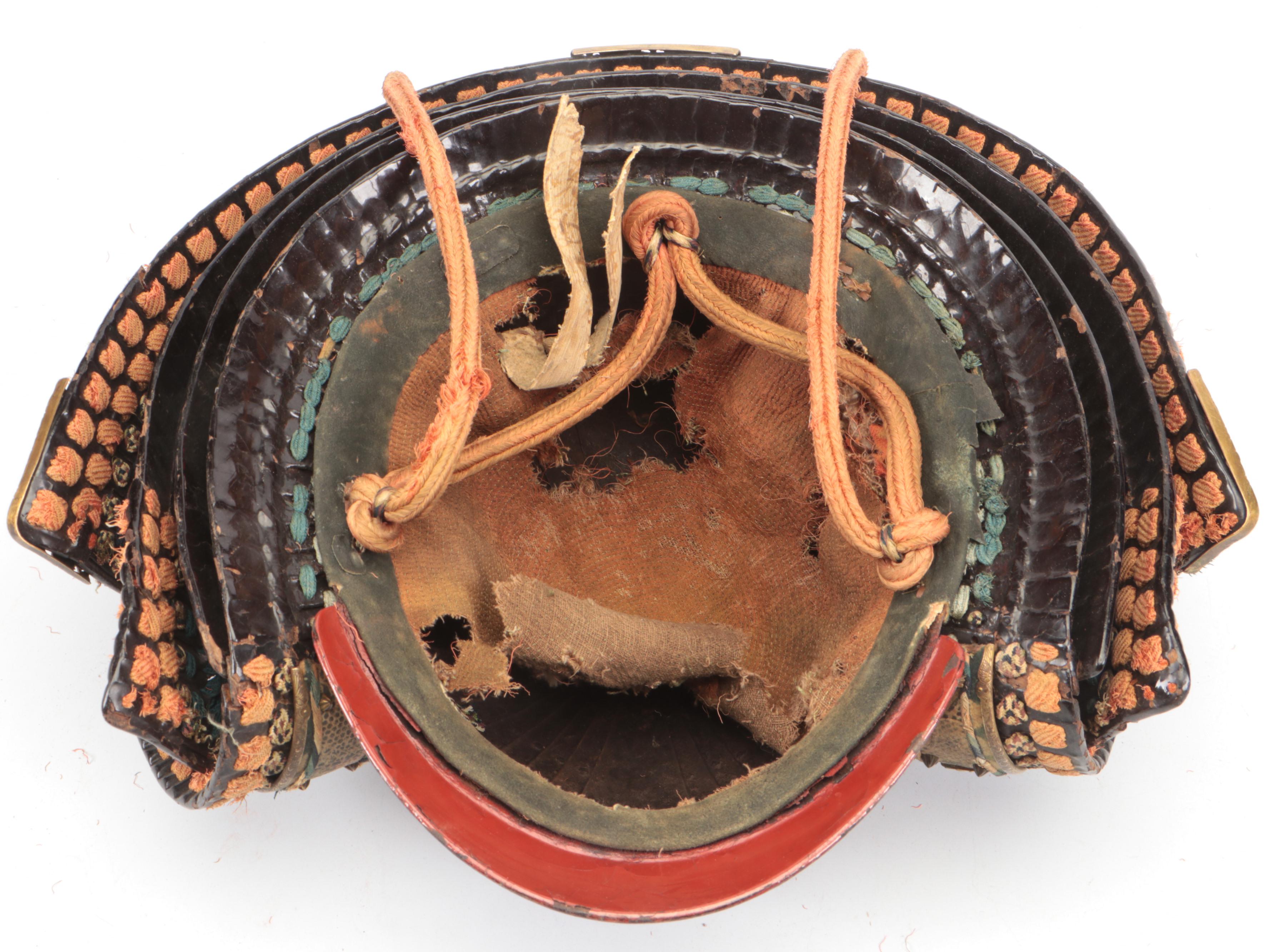 Japanese "Suji-Bachi" Kabuto Helmet, Edo-Meiji Period