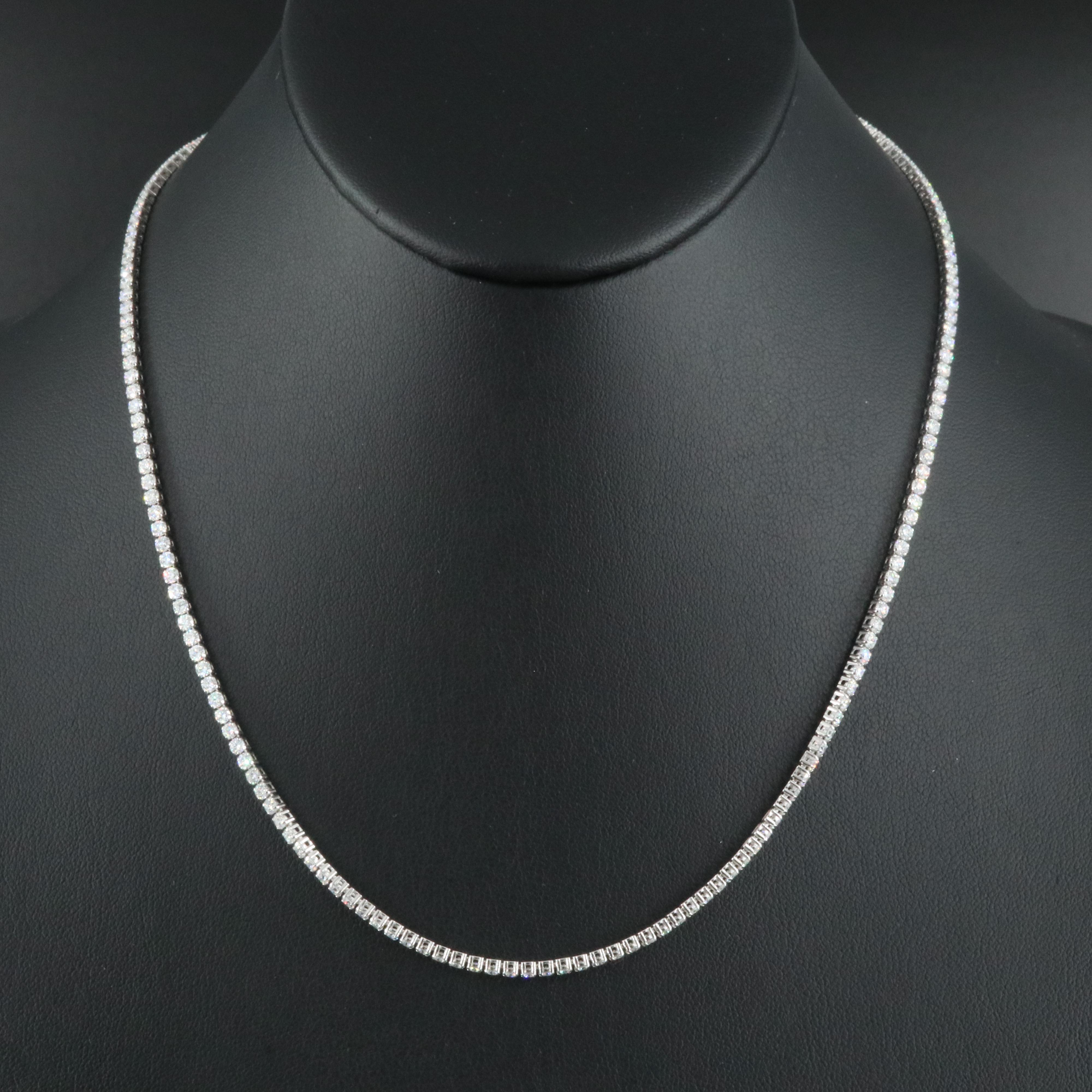 14K 8.00 CTW Lab Grown Diamond Rivière Necklace