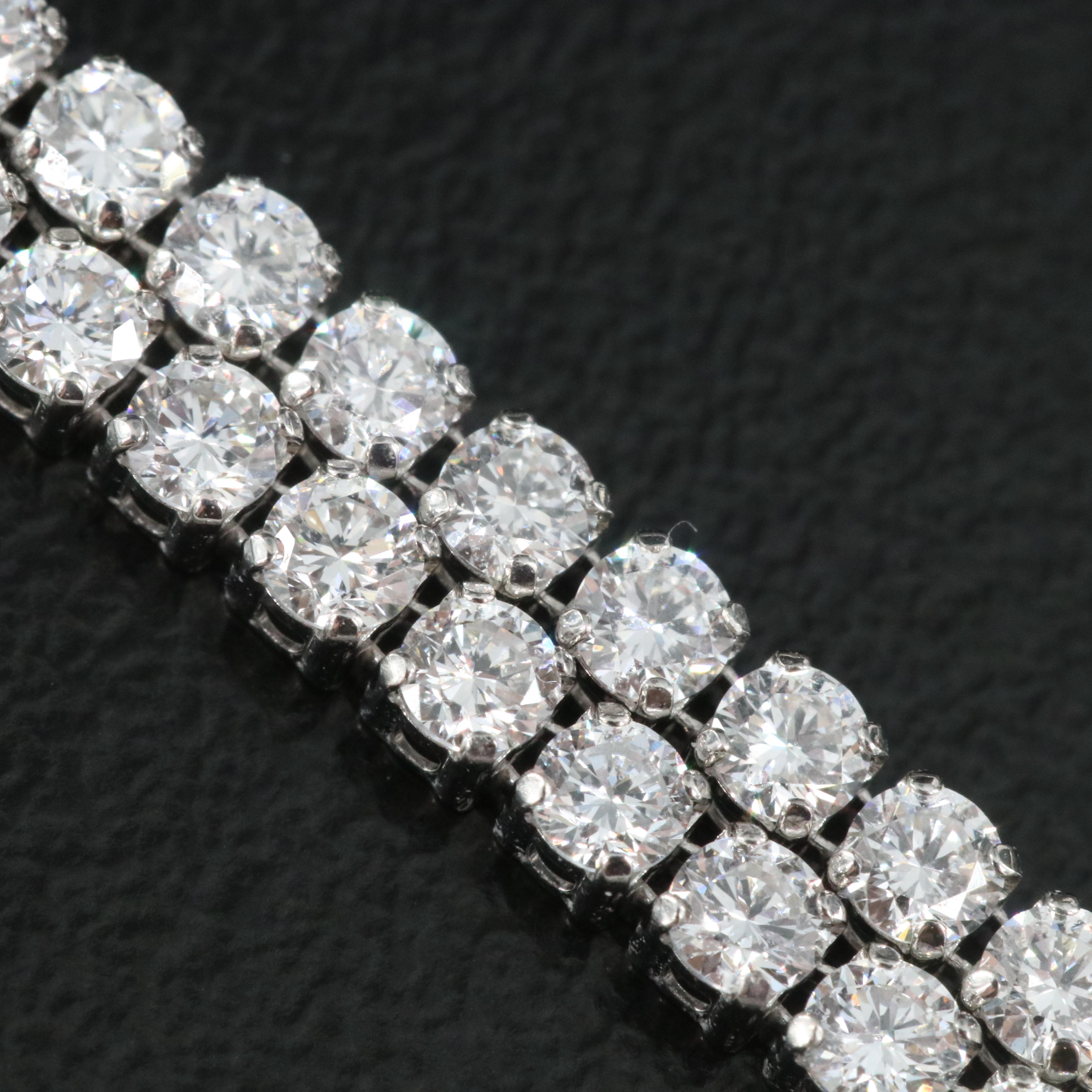 14K 8.00 CTW Lab Grown Diamond Rivière Necklace