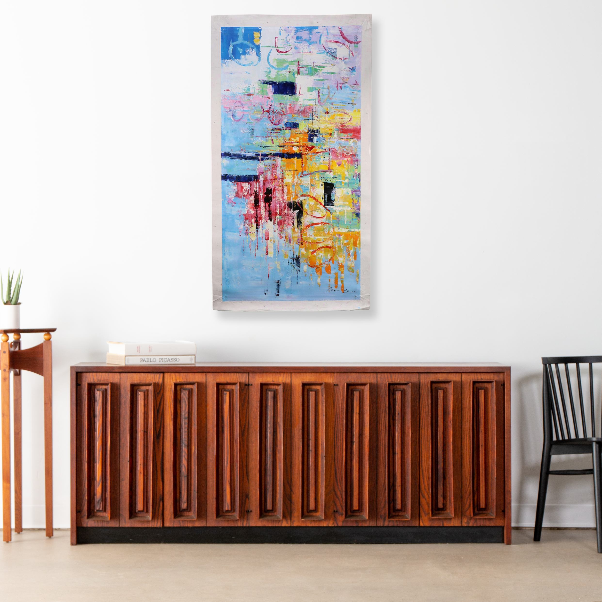 Bing Large-Scale Abstract Oil Painting, 21st Century