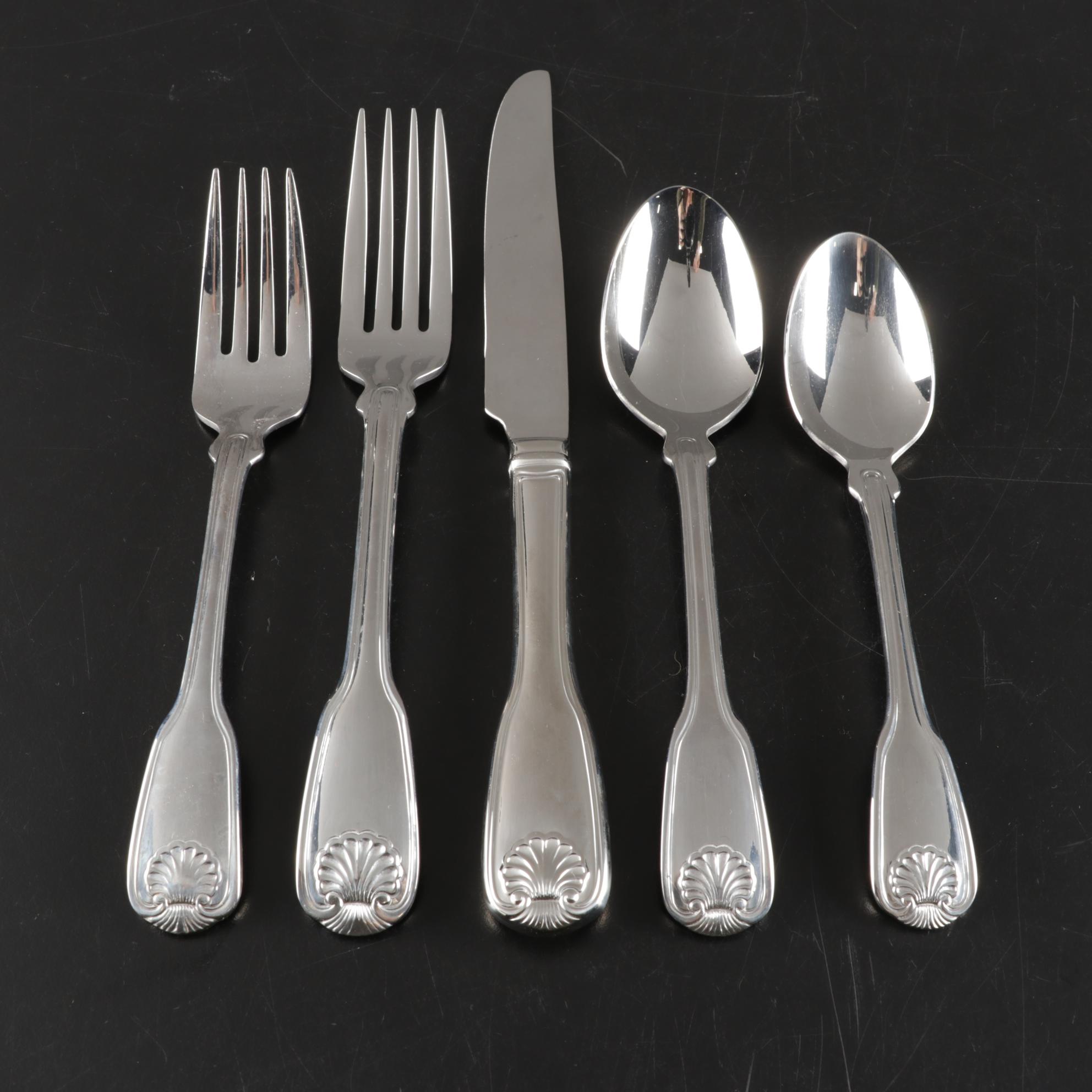 Reed & Barton "Colonial Shell II" Stainless Steel Flatware