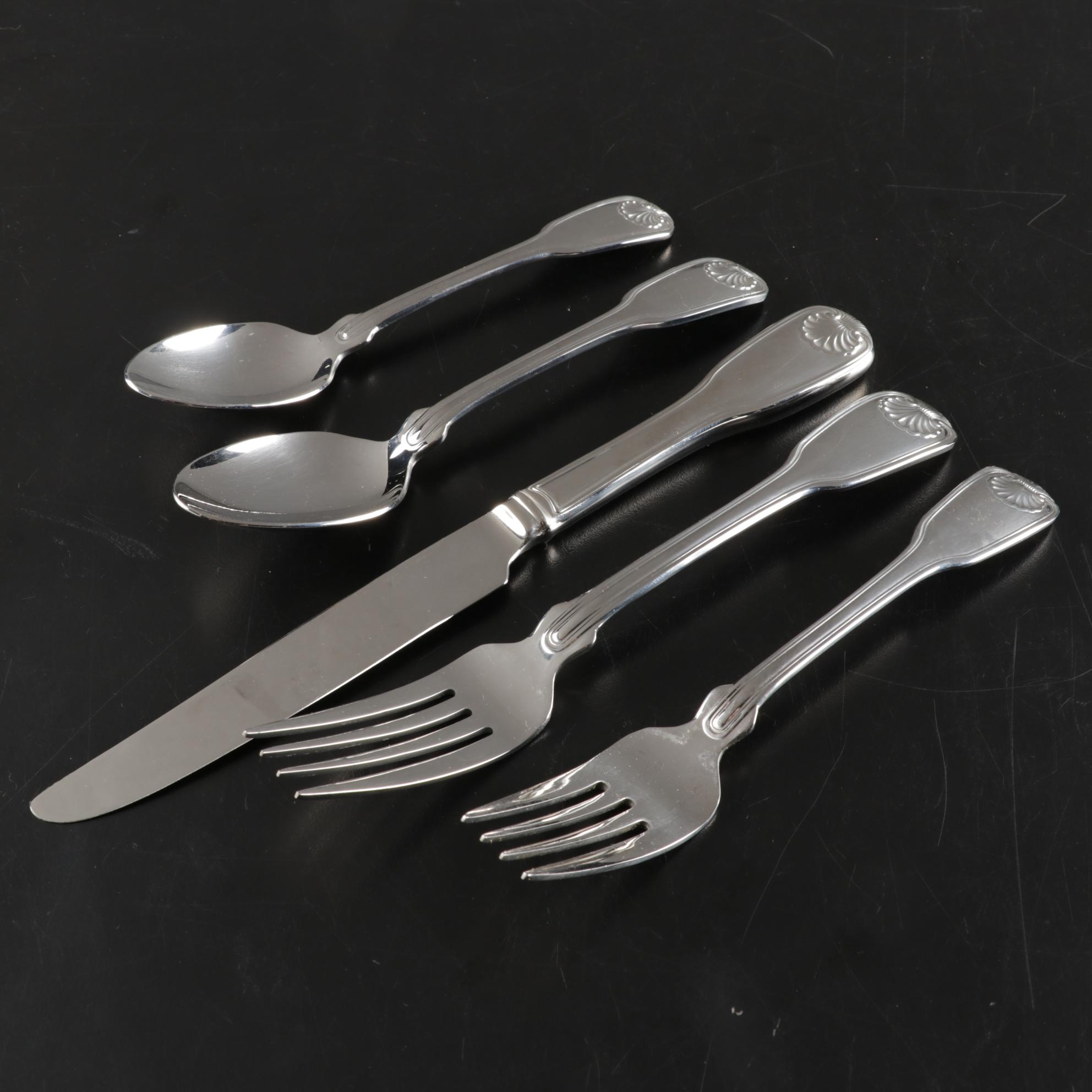Reed & Barton "Colonial Shell II" Stainless Steel Flatware