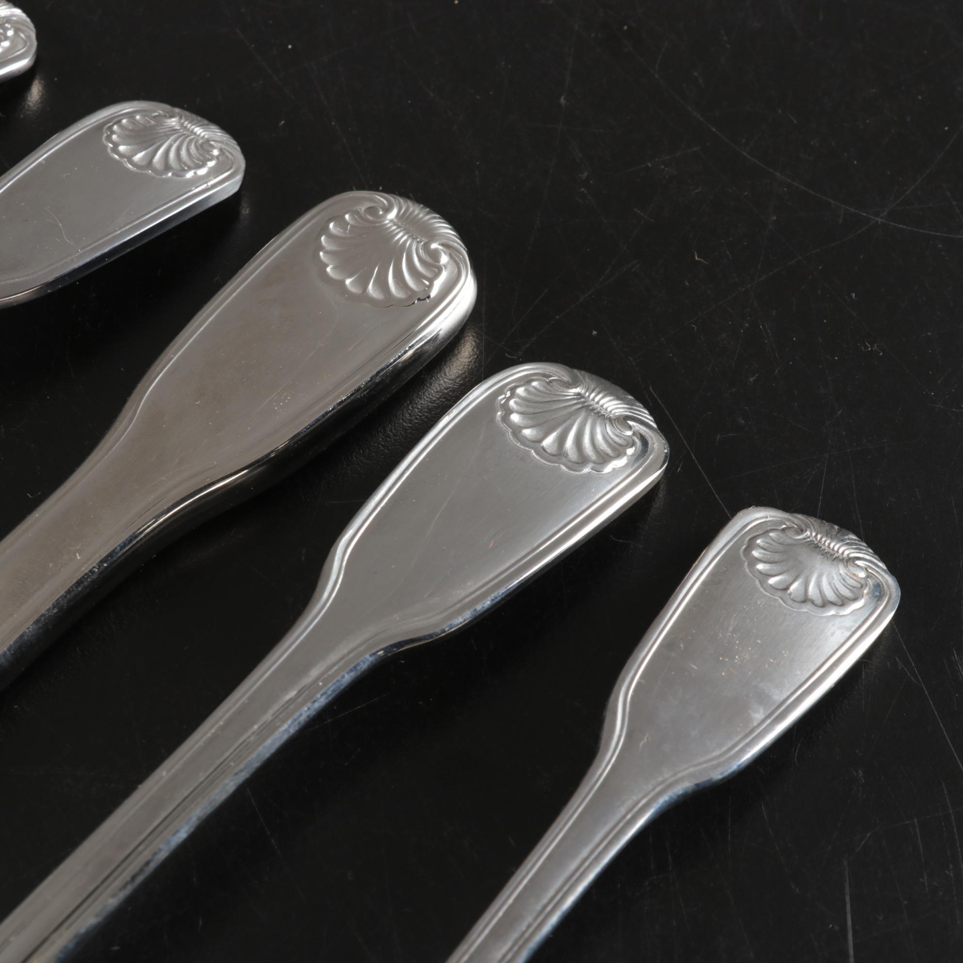 Reed & Barton "Colonial Shell II" Stainless Steel Flatware