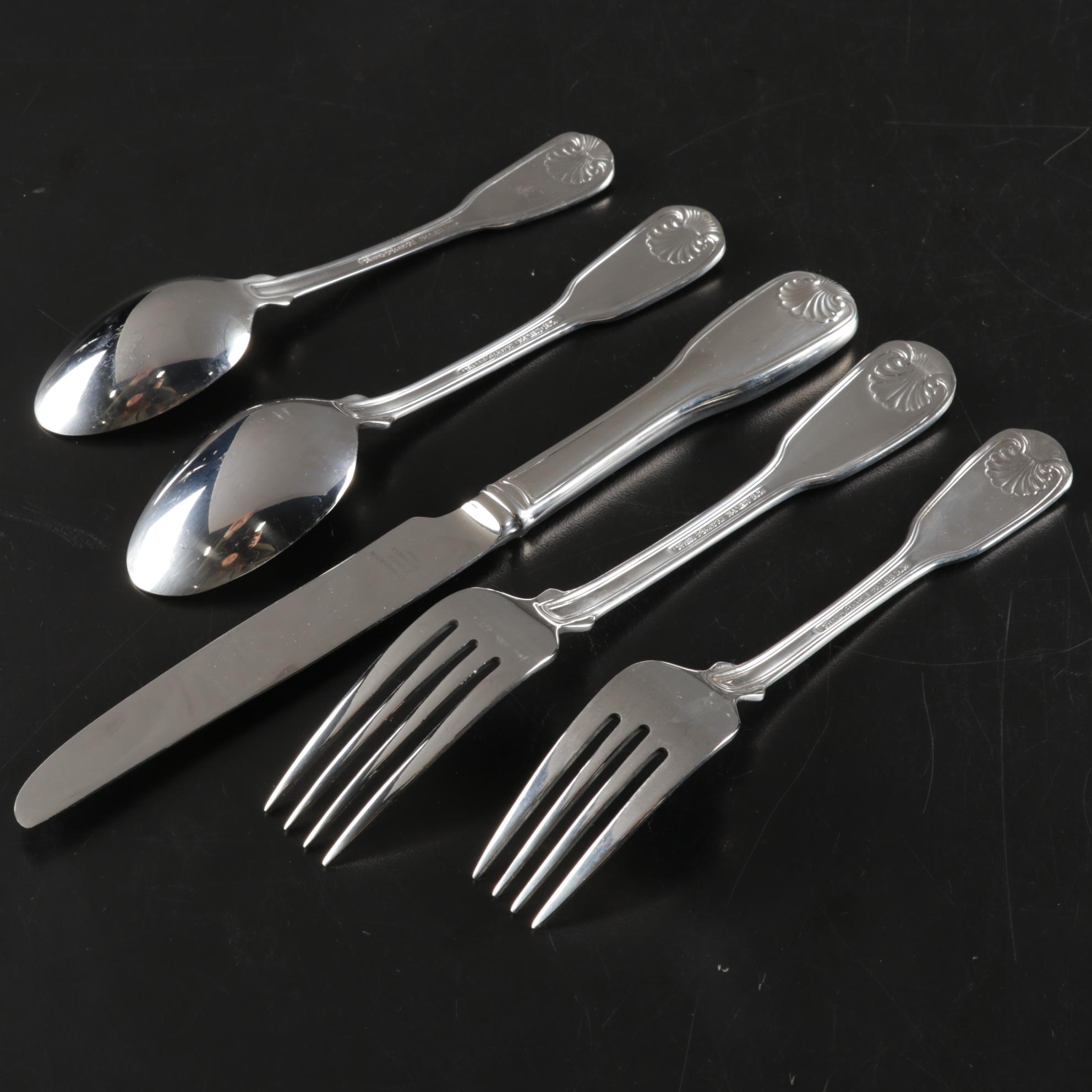 Reed & Barton "Colonial Shell II" Stainless Steel Flatware