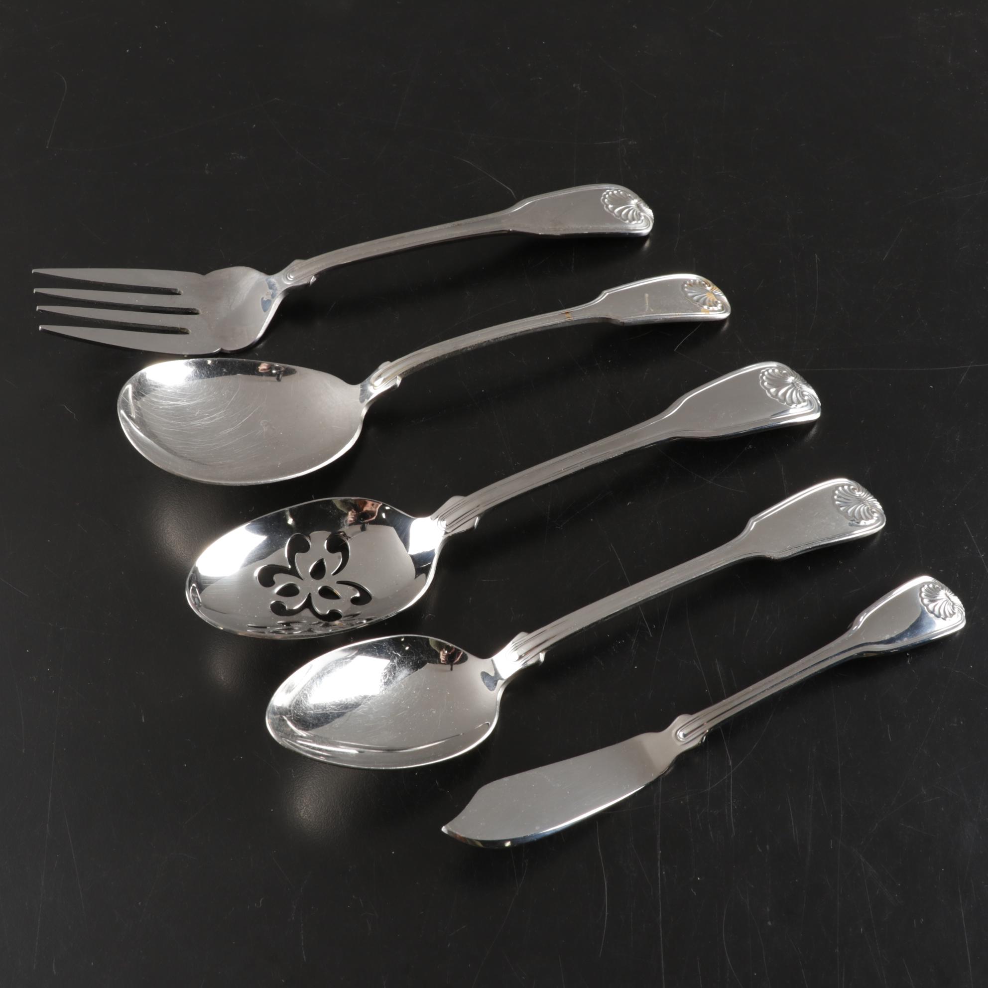 Reed & Barton "Colonial Shell II" Stainless Steel Flatware