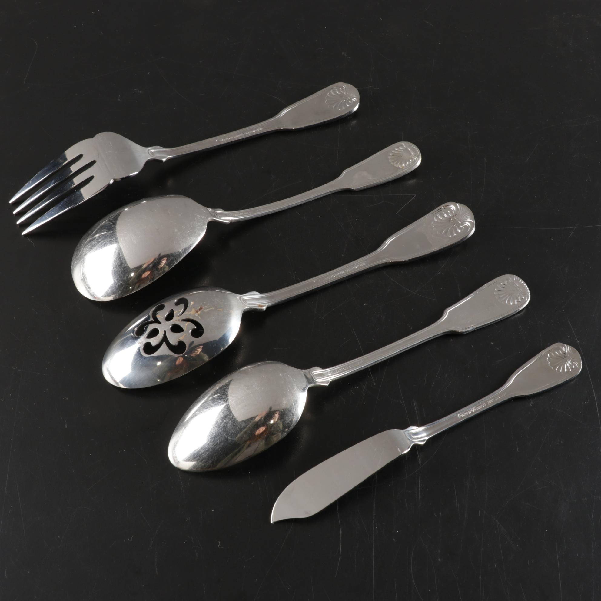 Reed & Barton "Colonial Shell II" Stainless Steel Flatware