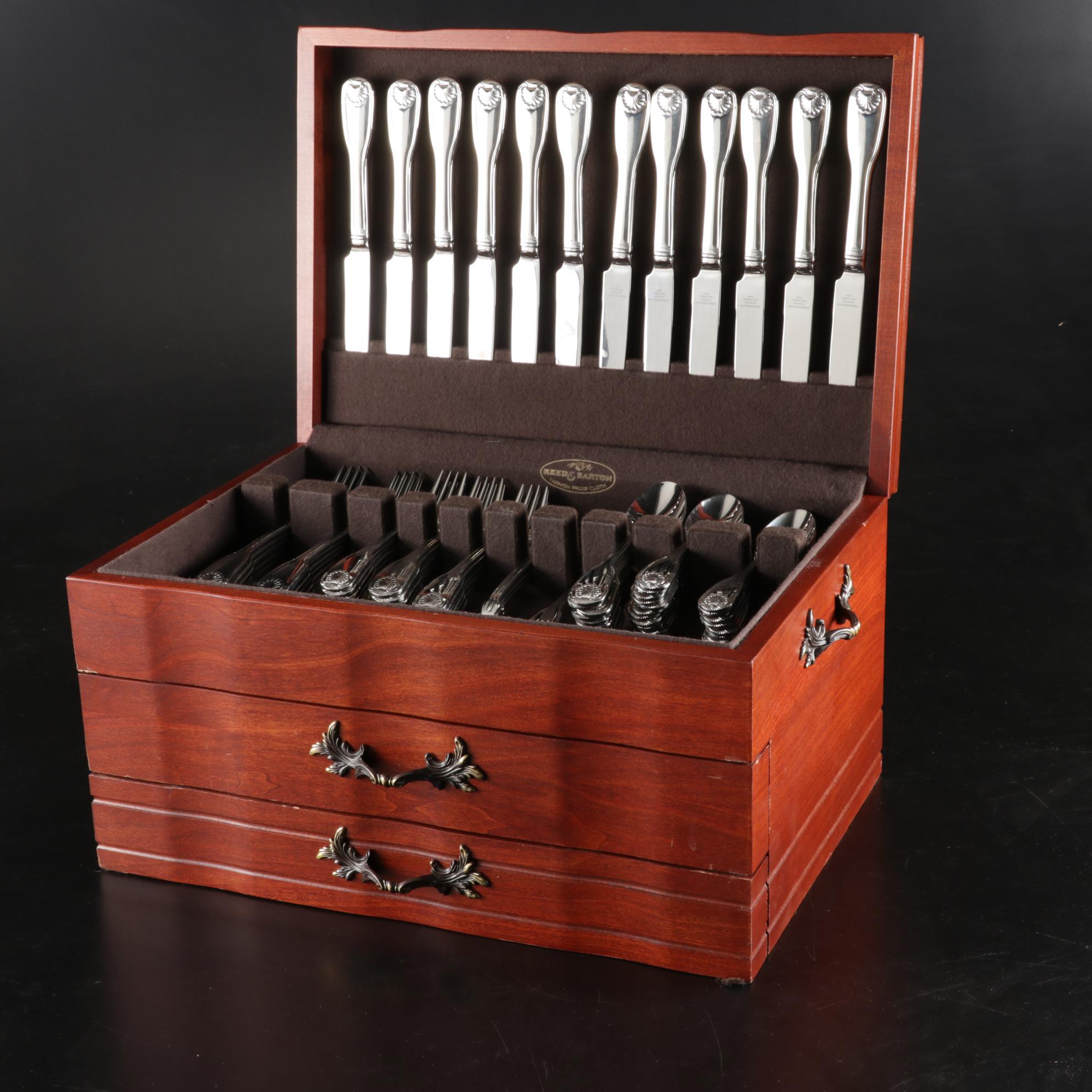 Reed & Barton "Colonial Shell II" Stainless Steel Flatware