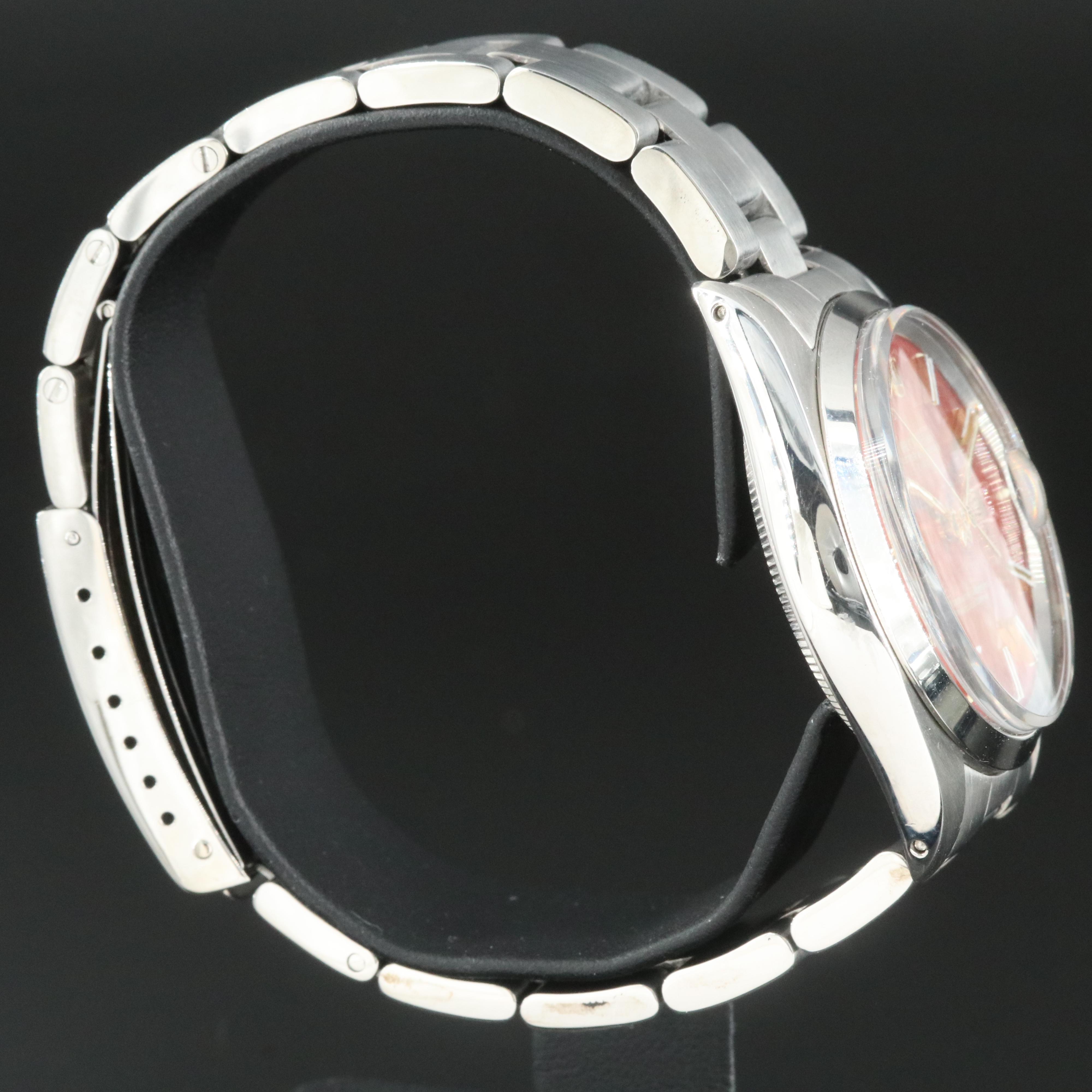 1979 Rolex Custom Oxblood Dial, Date Watch