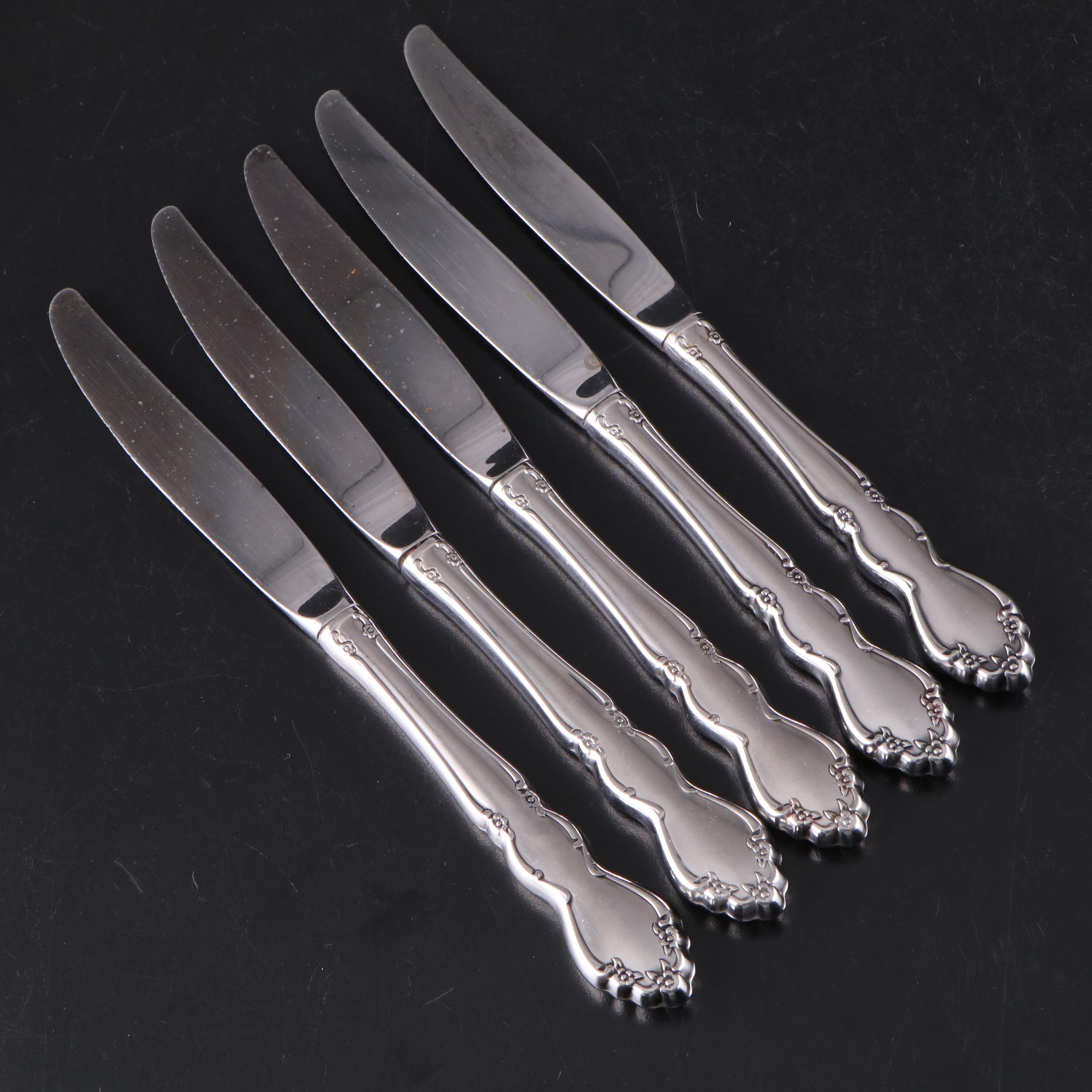 Oneida "Dover" Stainless Steel Flatware, Mid to Late 20th C.