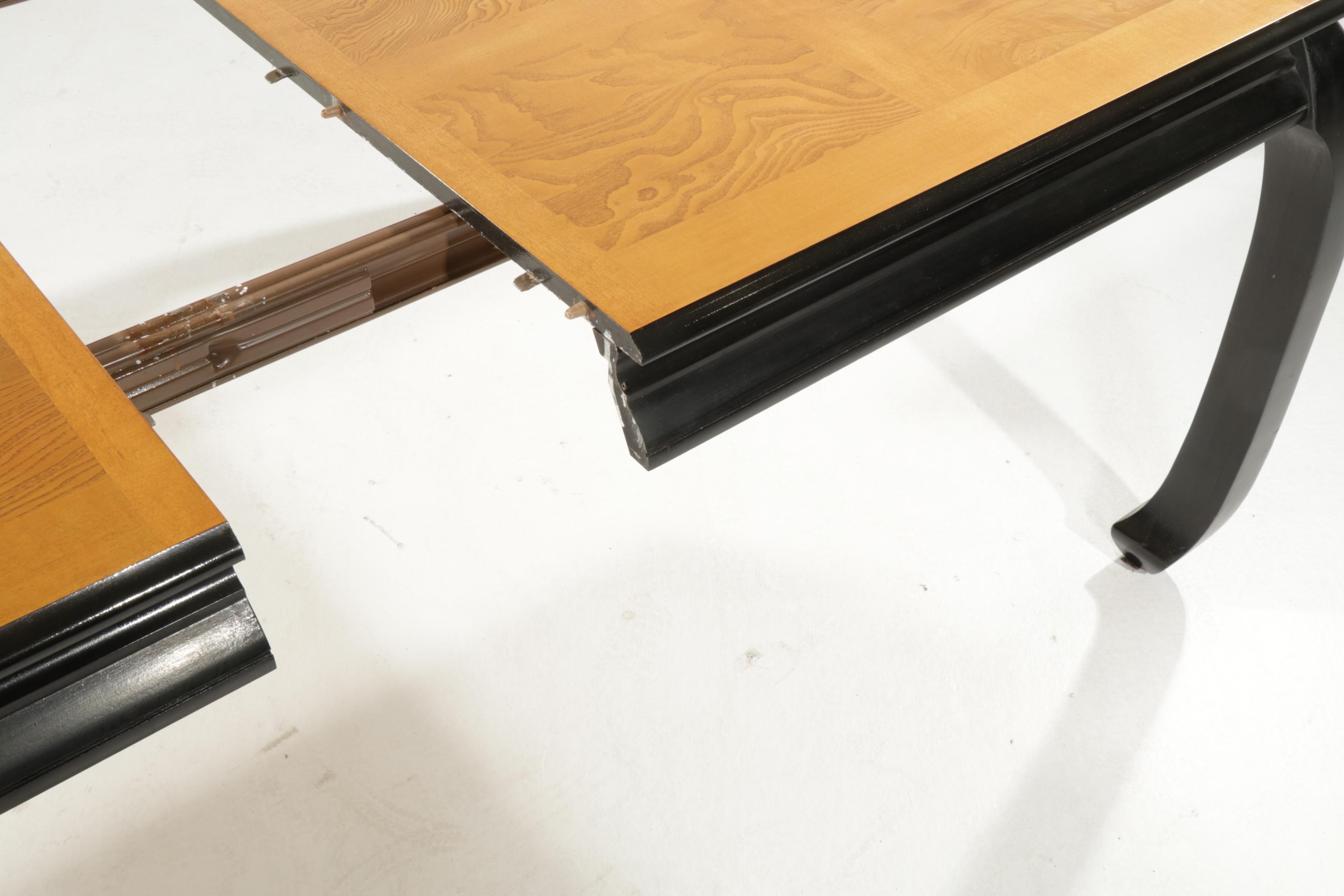 Singer Furniture Chinese Style Dining Table with Eight Chairs, 21st Century