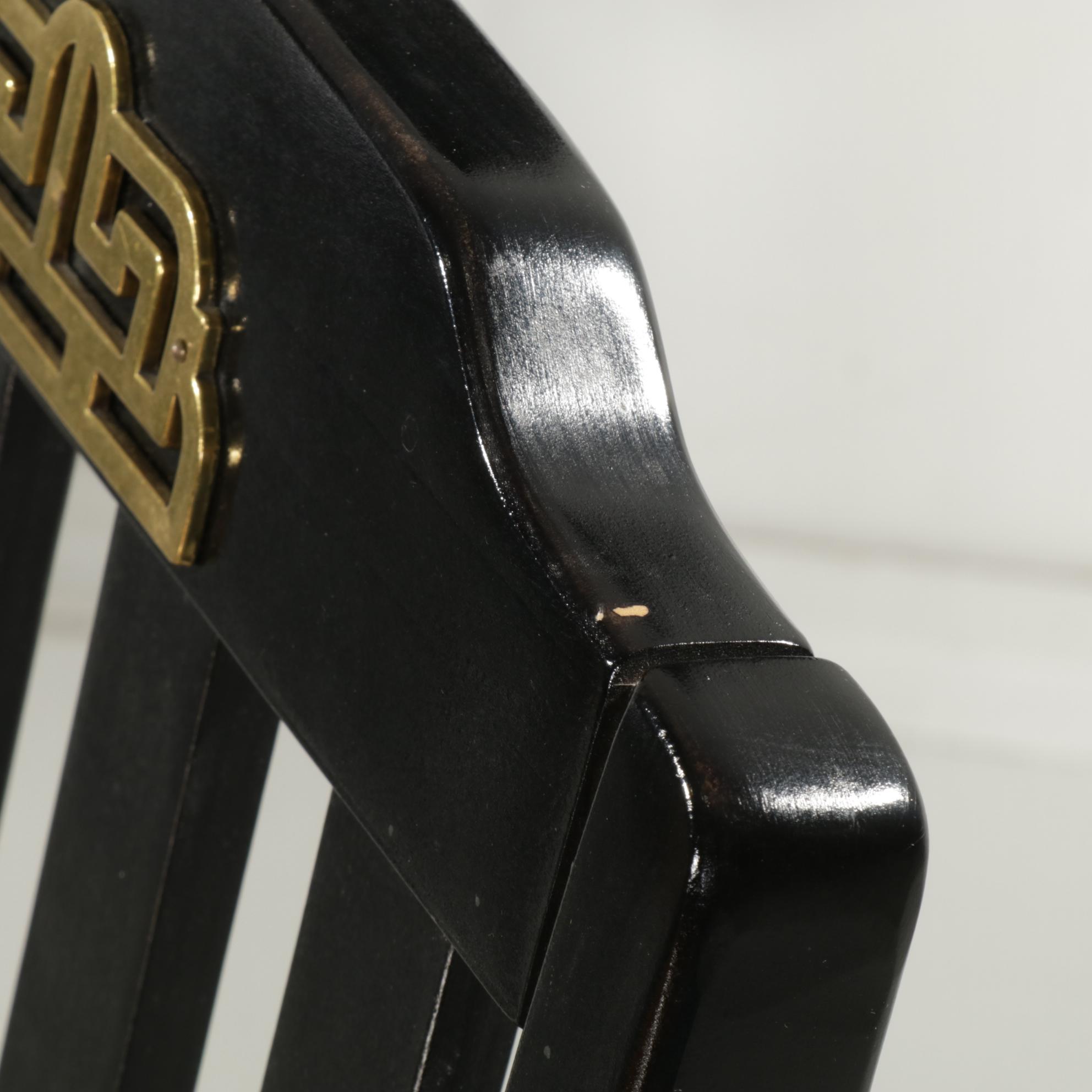 Singer Furniture Chinese Style Dining Table with Eight Chairs, 21st Century