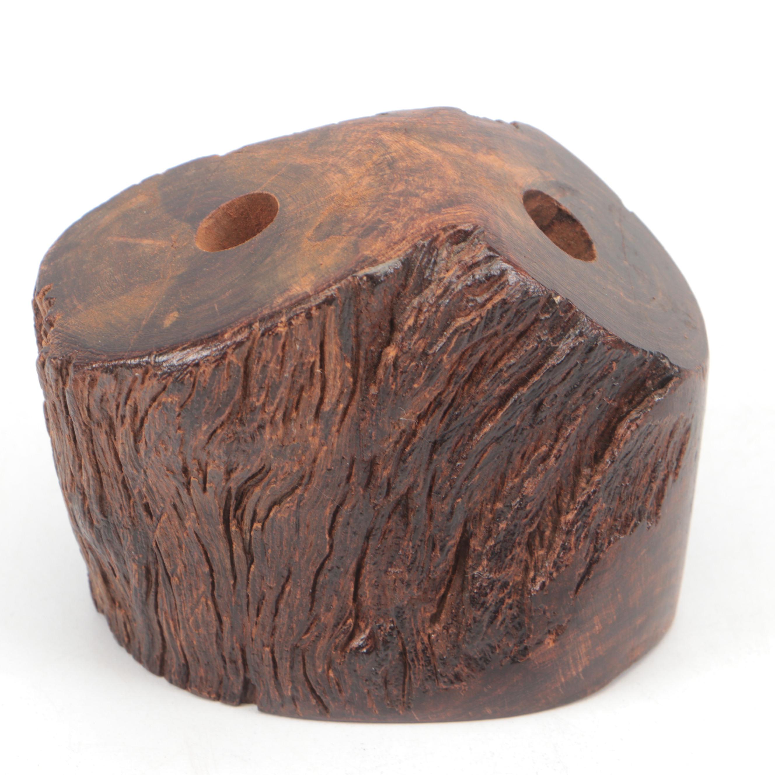 Redipoint Industrial Iron Works Mechanical Pencil with Walnut Burl Wood Penstand