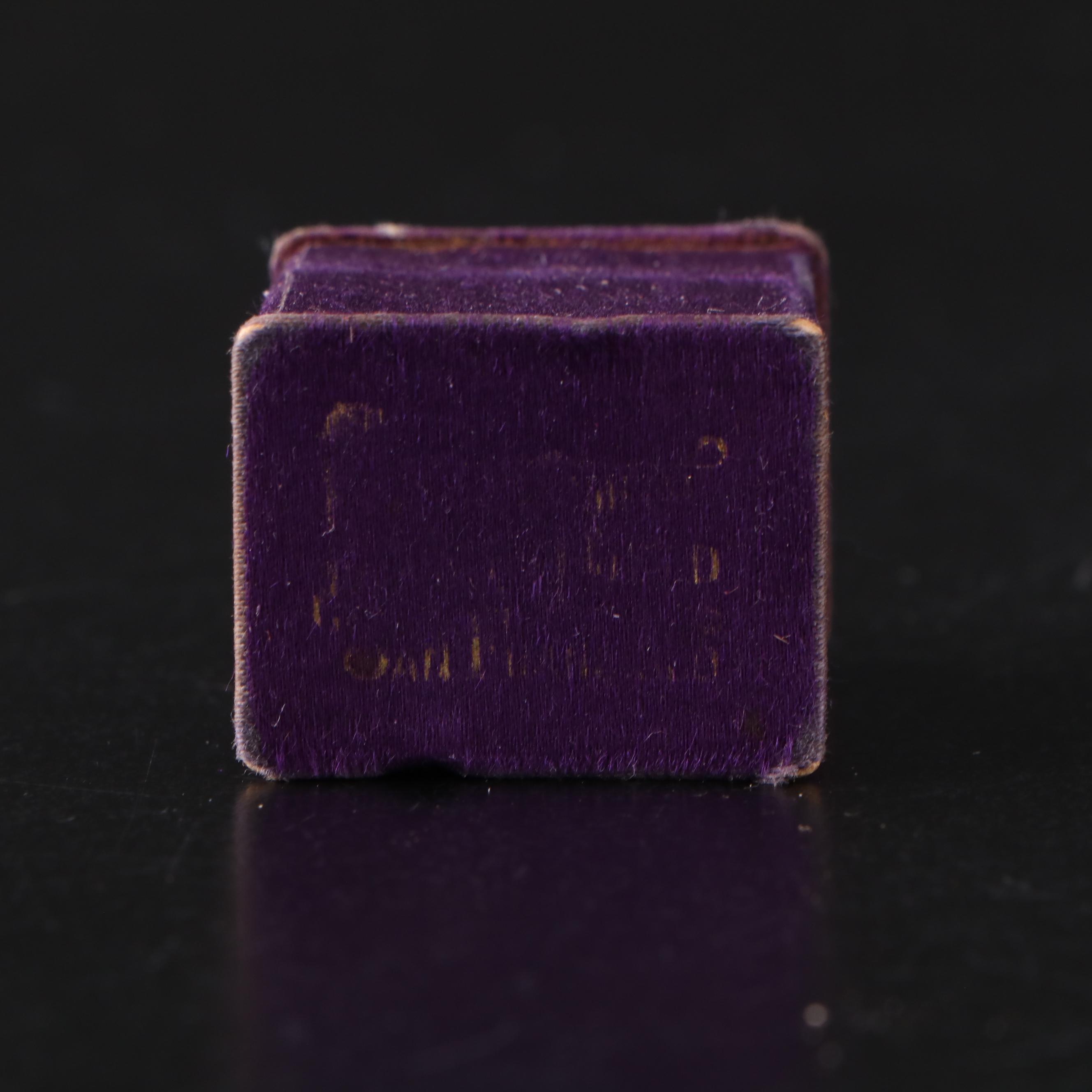 Gold Plate Monogrammed Sewing Thimble