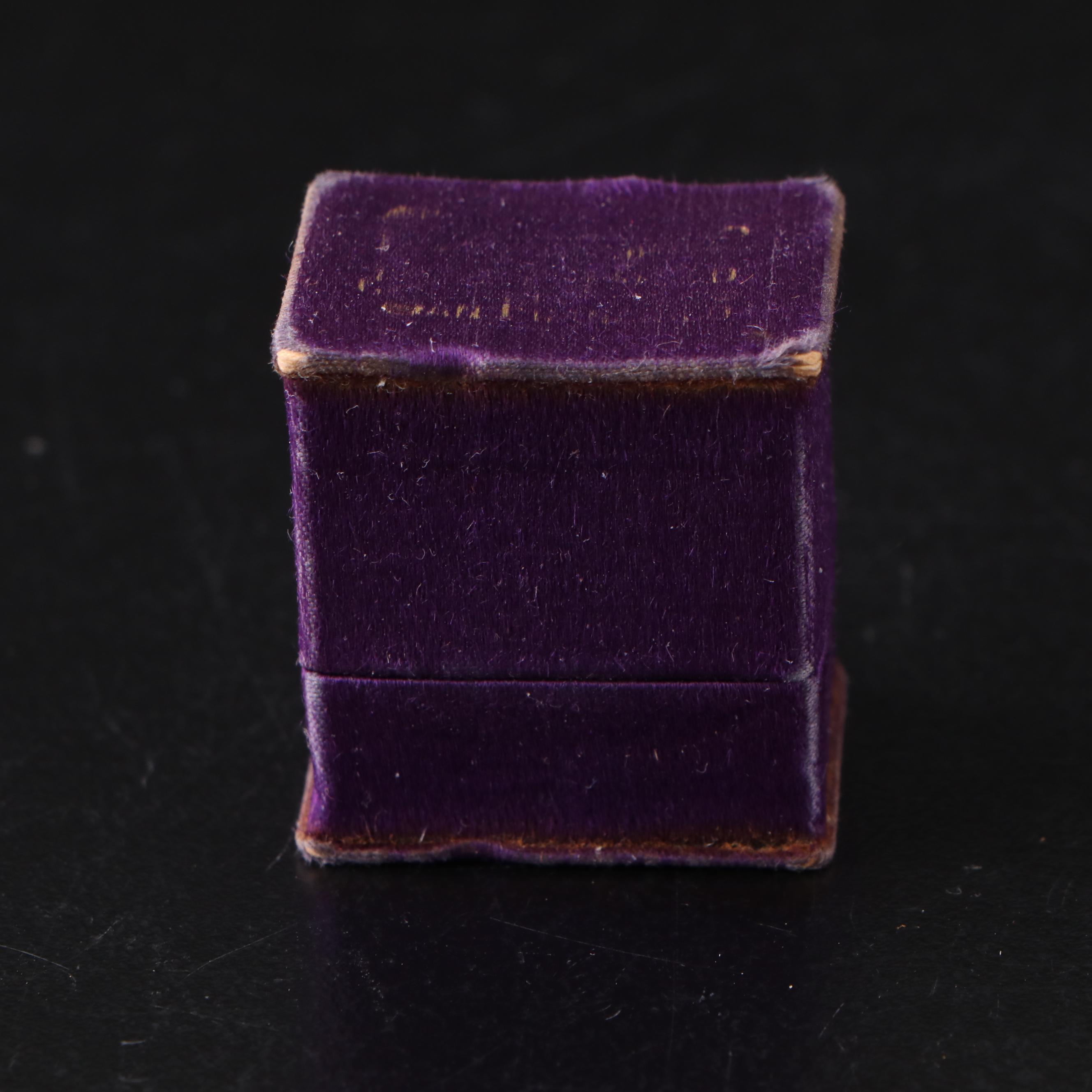 Gold Plate Monogrammed Sewing Thimble