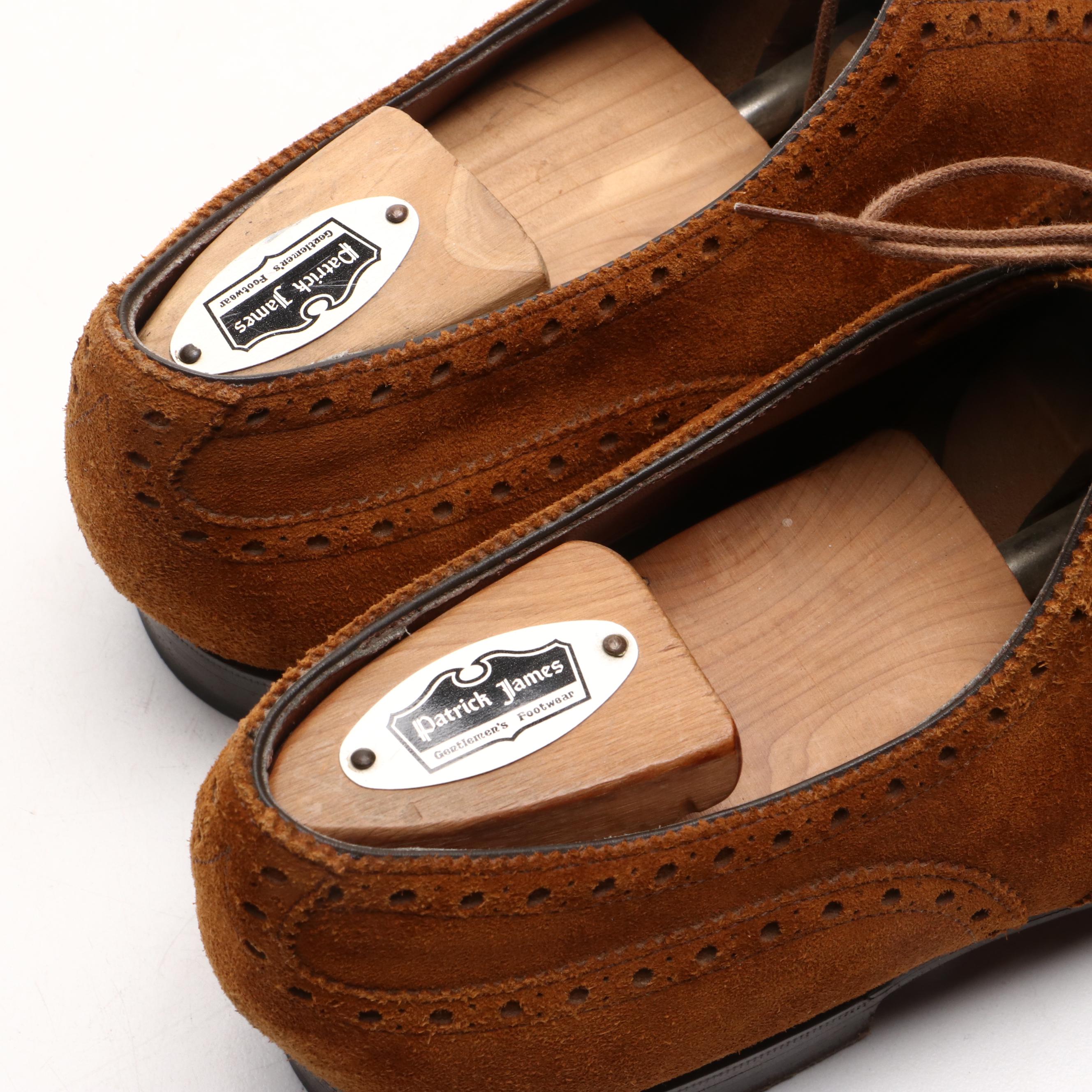 Men's Polo Ralph Lauren and Edward Green Cap Toe Brogues in Leather and Suede