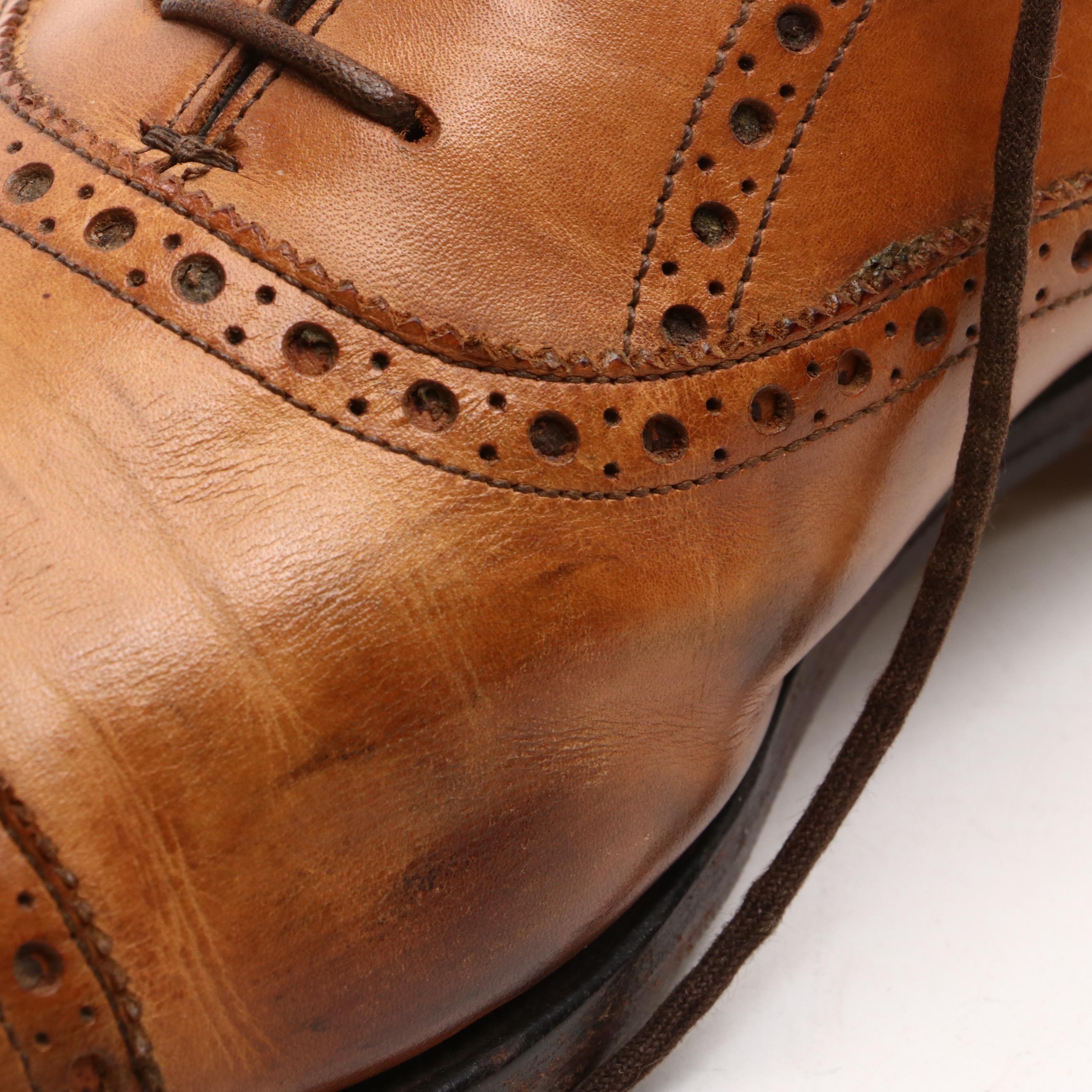 Men's Polo Ralph Lauren and Edward Green Cap Toe Brogues in Leather and Suede