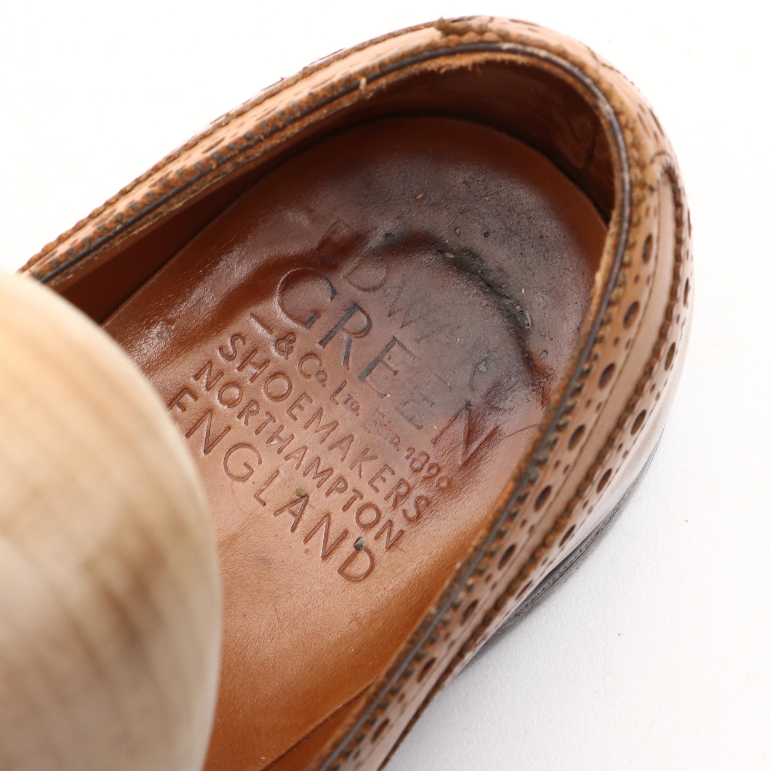 Men's Polo Ralph Lauren and Edward Green Cap Toe Brogues in Leather and Suede