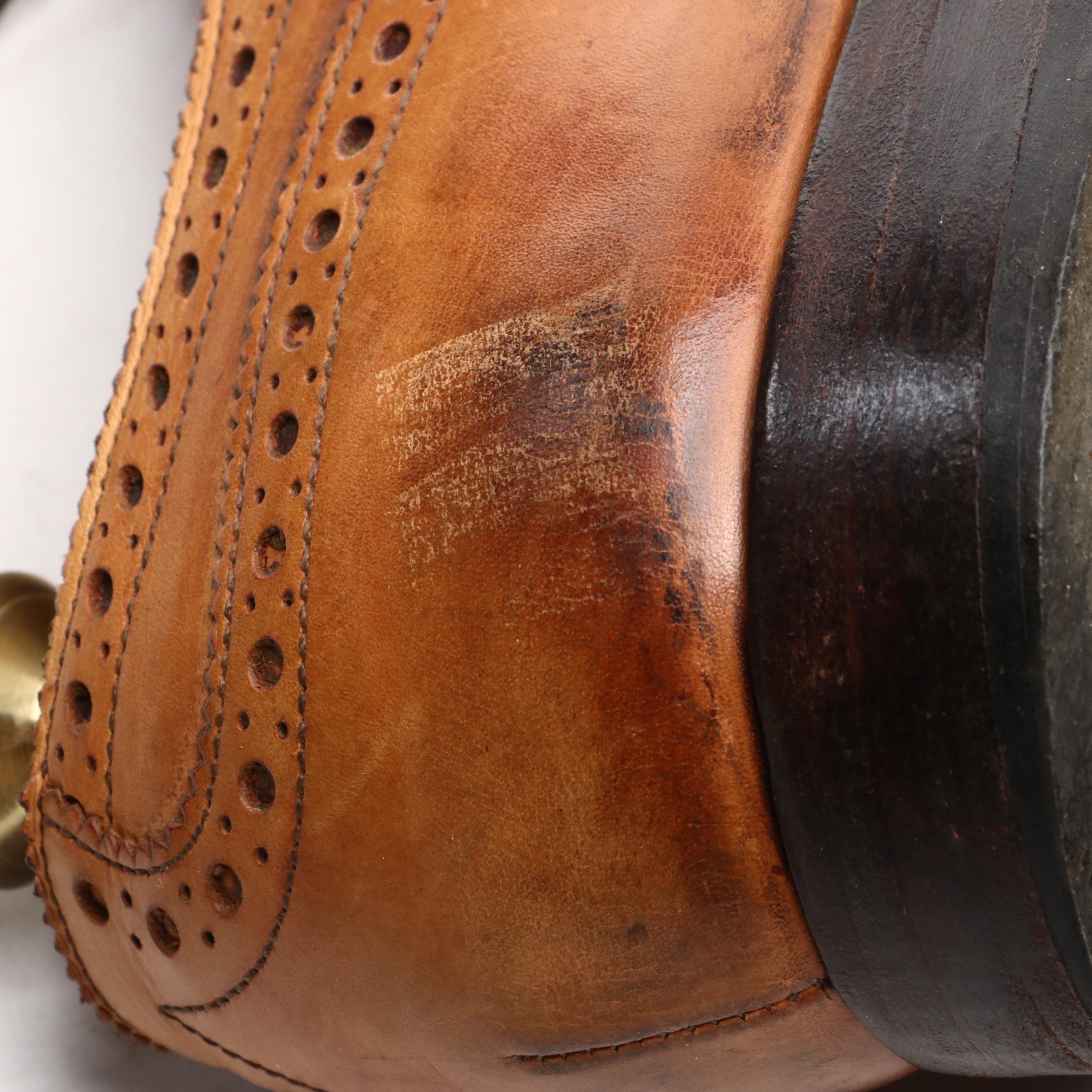 Men's Polo Ralph Lauren and Edward Green Cap Toe Brogues in Leather and Suede