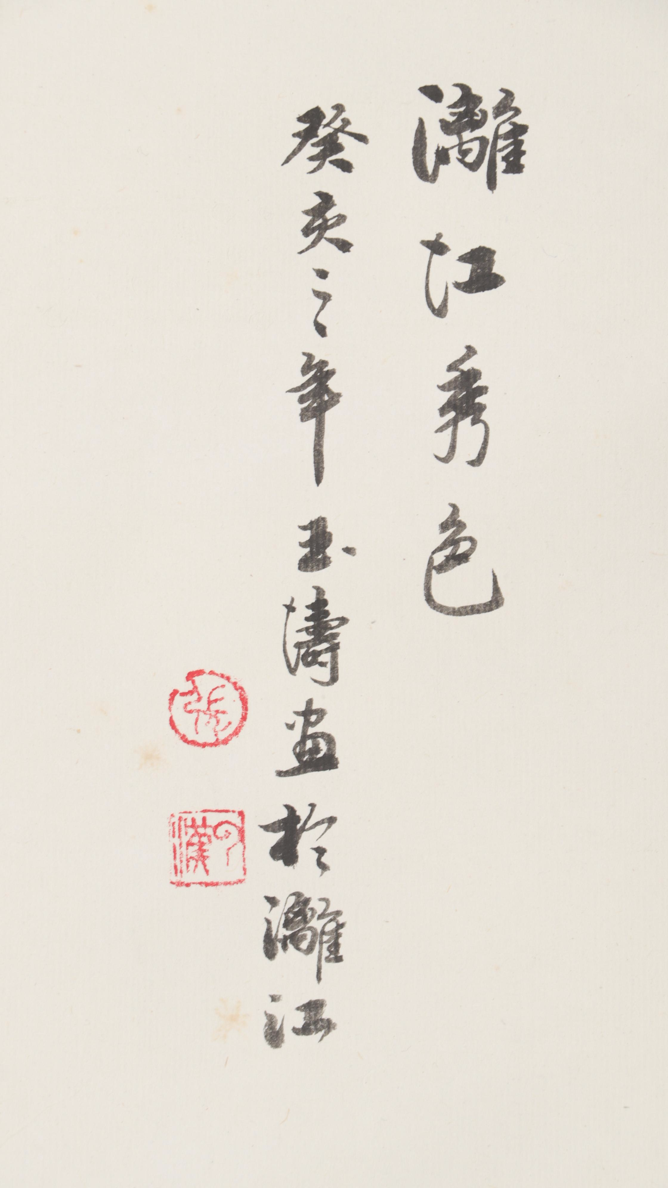 Two Vintage Chinese Ink Scroll Paintings