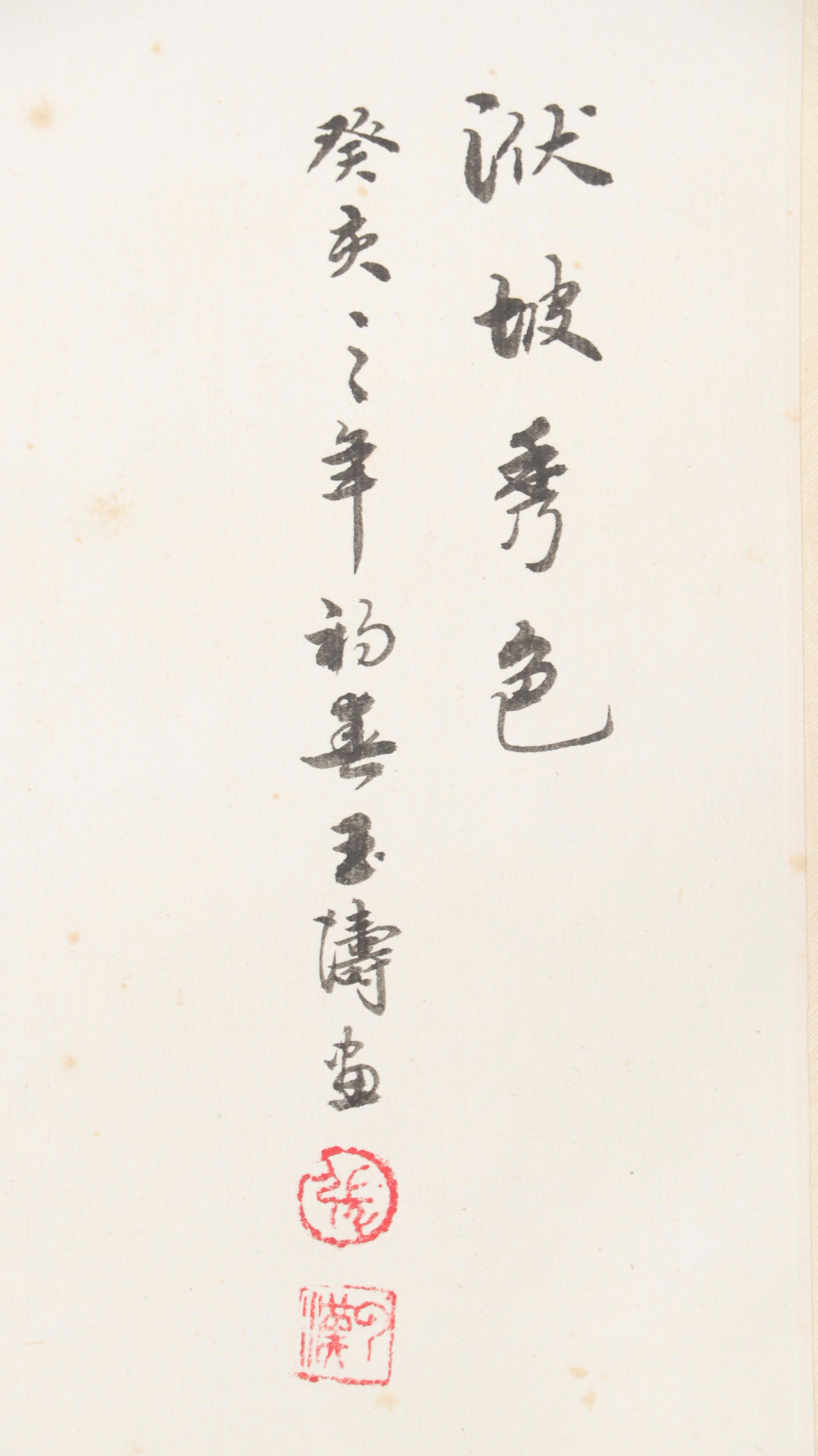 Two Vintage Chinese Ink Scroll Paintings