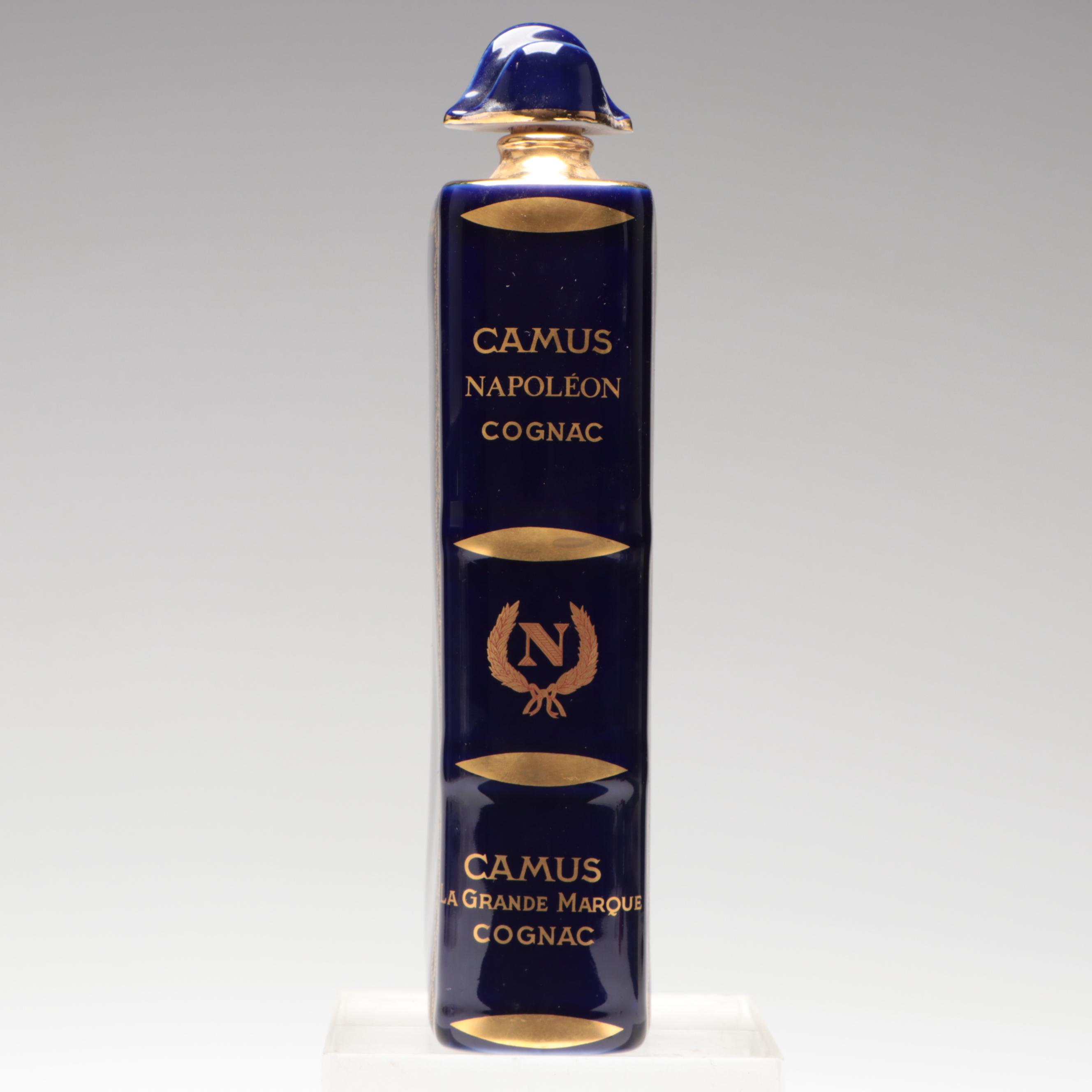 Camus La Grande Marque Cognac Castel Limoges Book Form Cognac Decanter