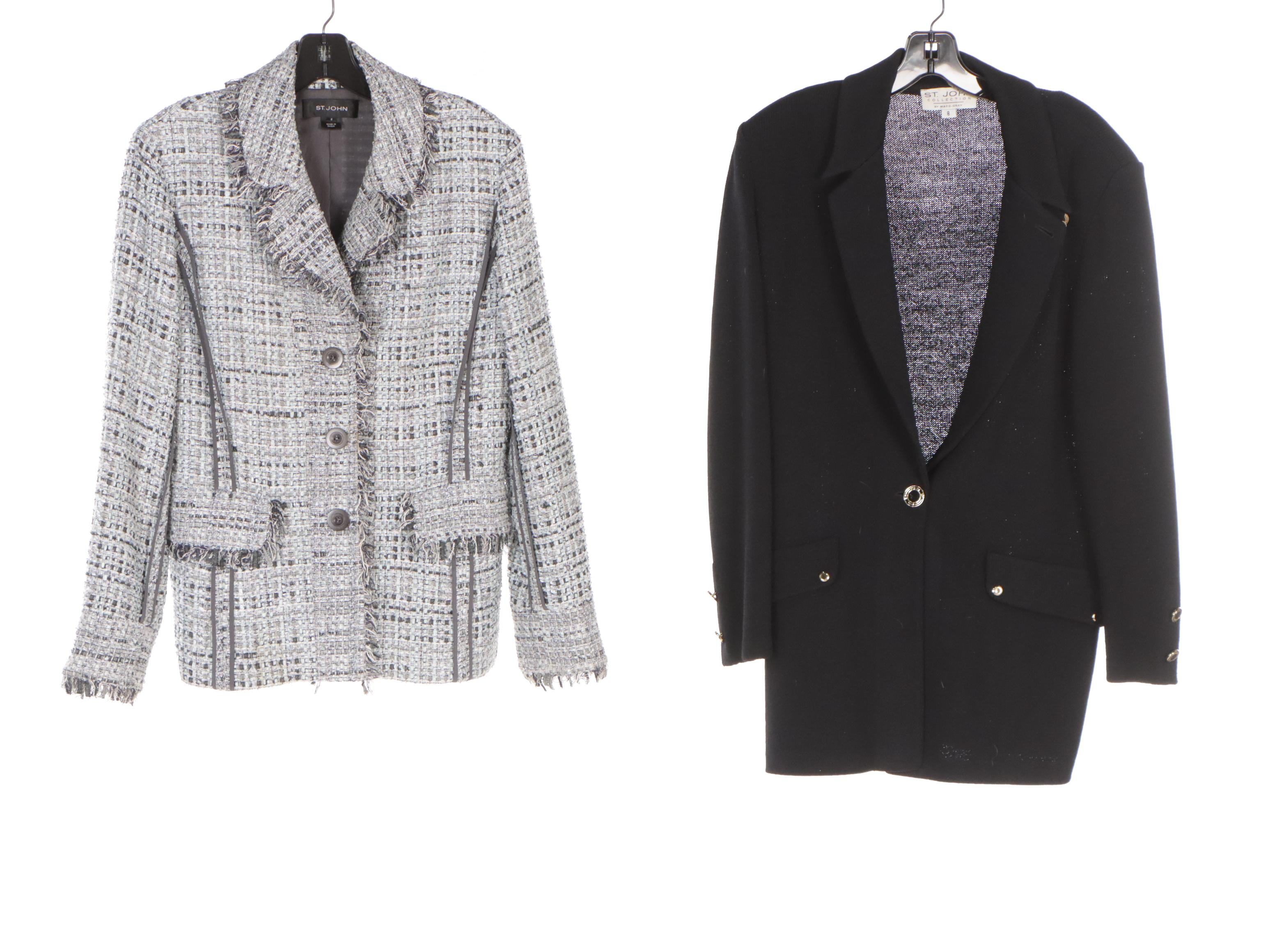 St. John Tweed Knit Jacket, St. John Collection Knit Jacket and Pants