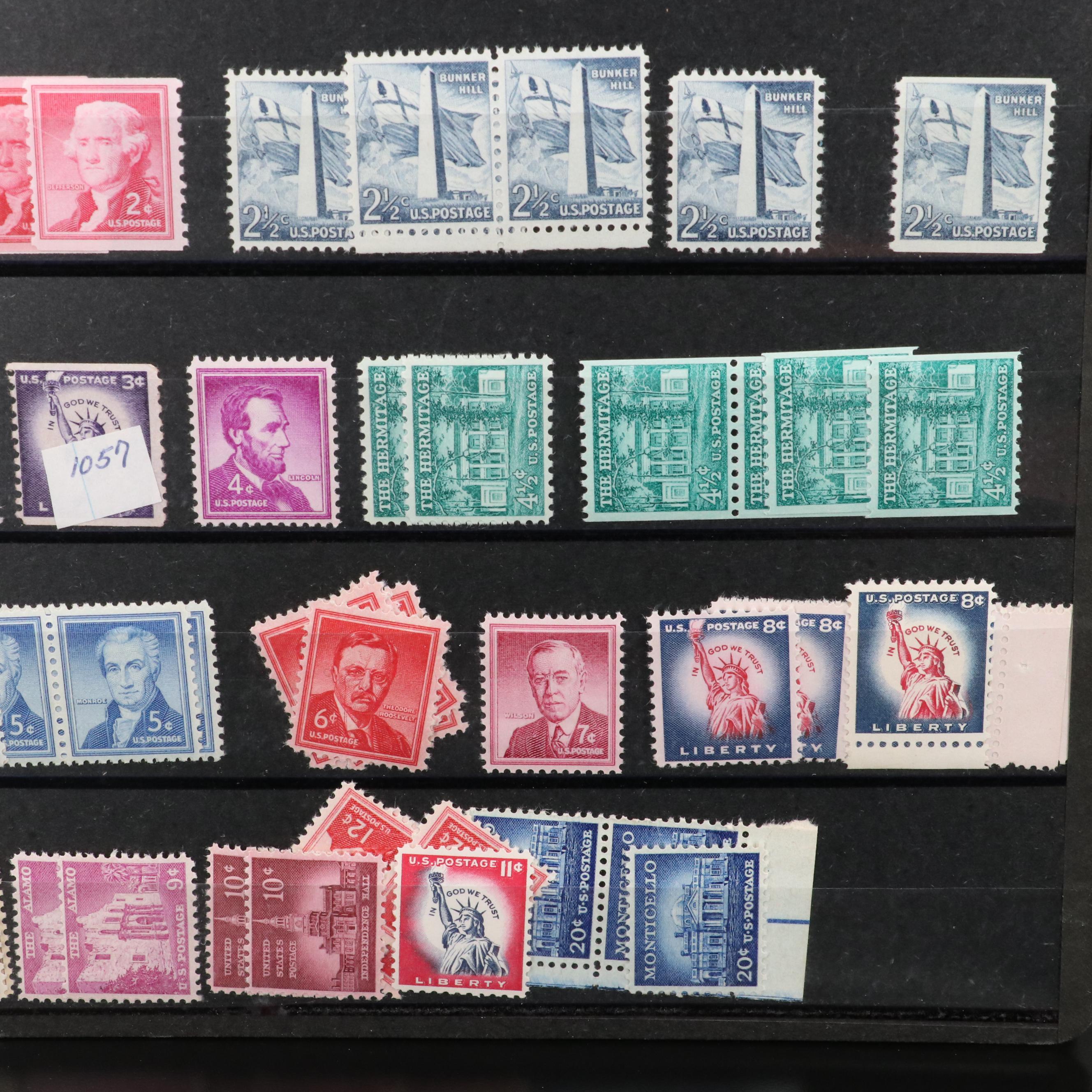 Two U.S. Postage Stamp Stock Books