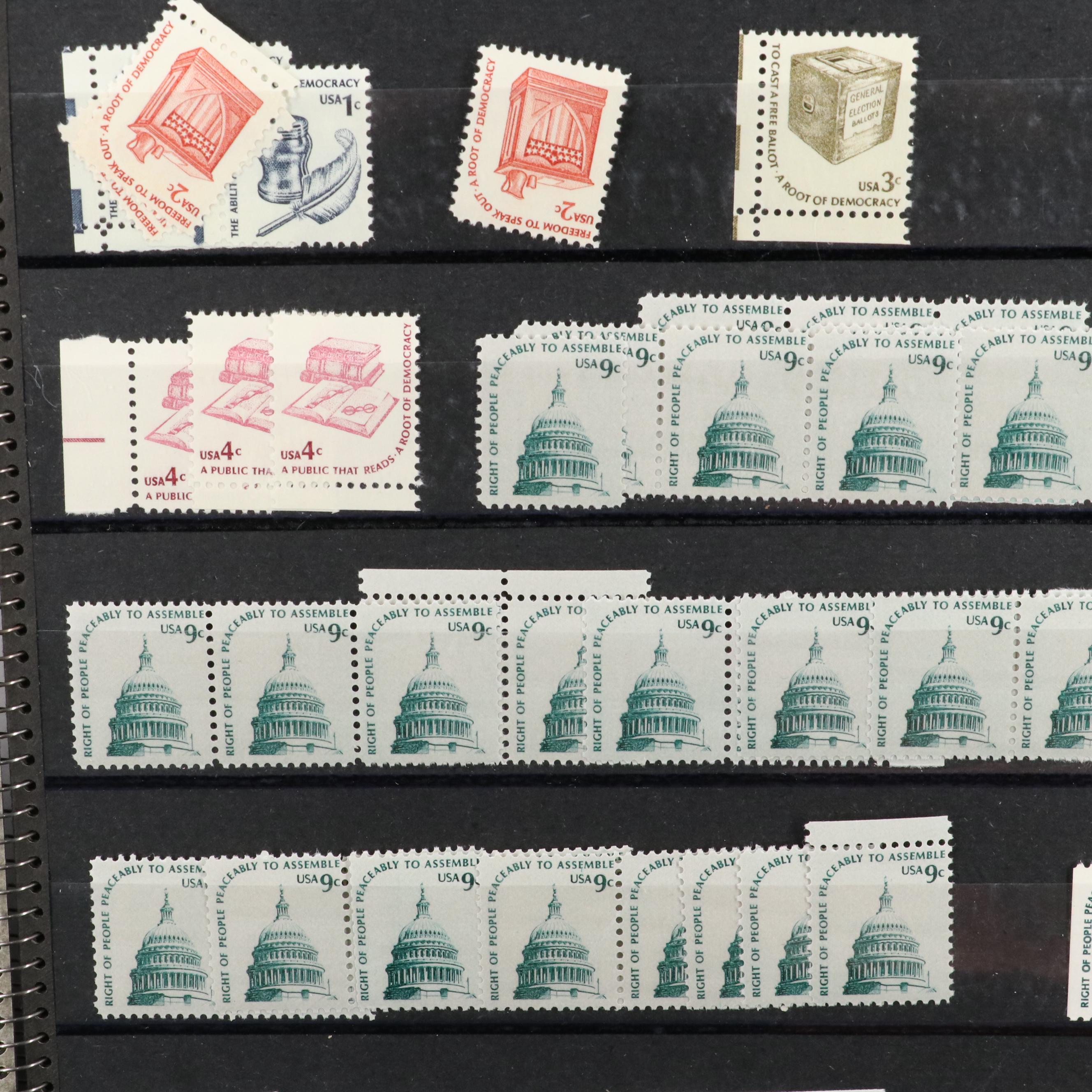 Two U.S. Postage Stamp Stock Books