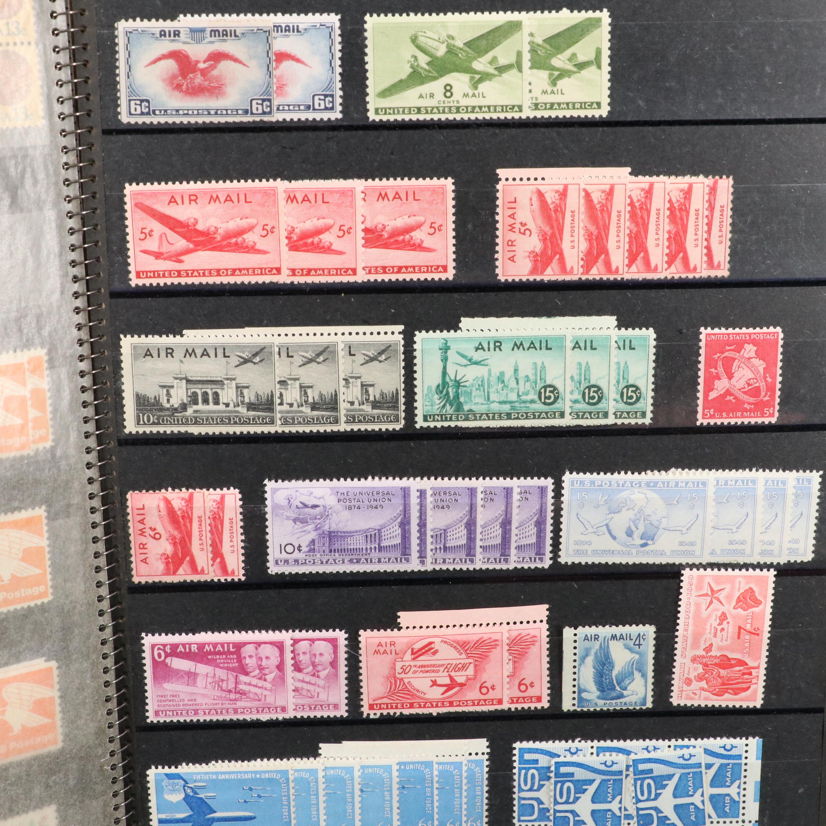Two U.S. Postage Stamp Stock Books