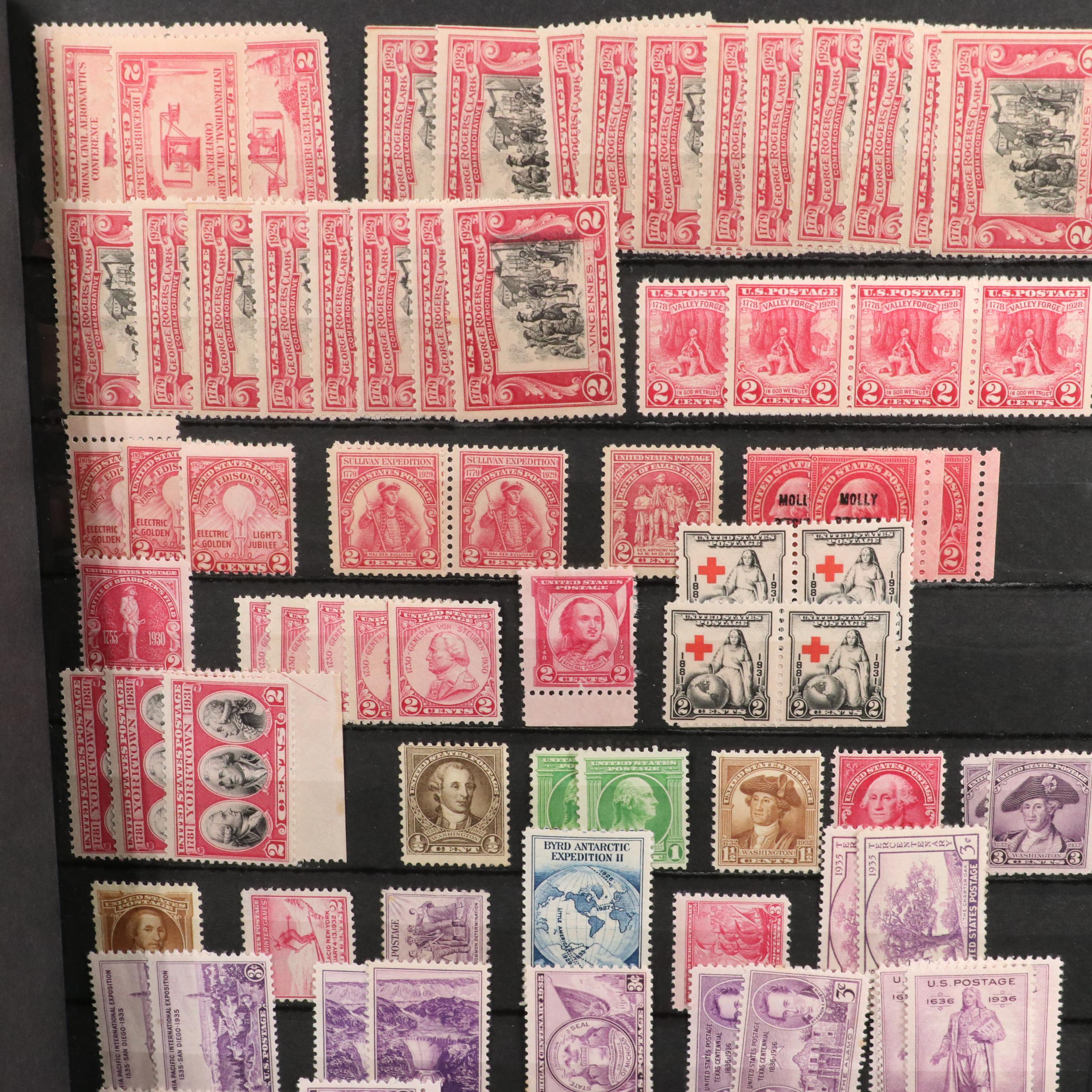 Two U.S. Postage Stamp Stock Books