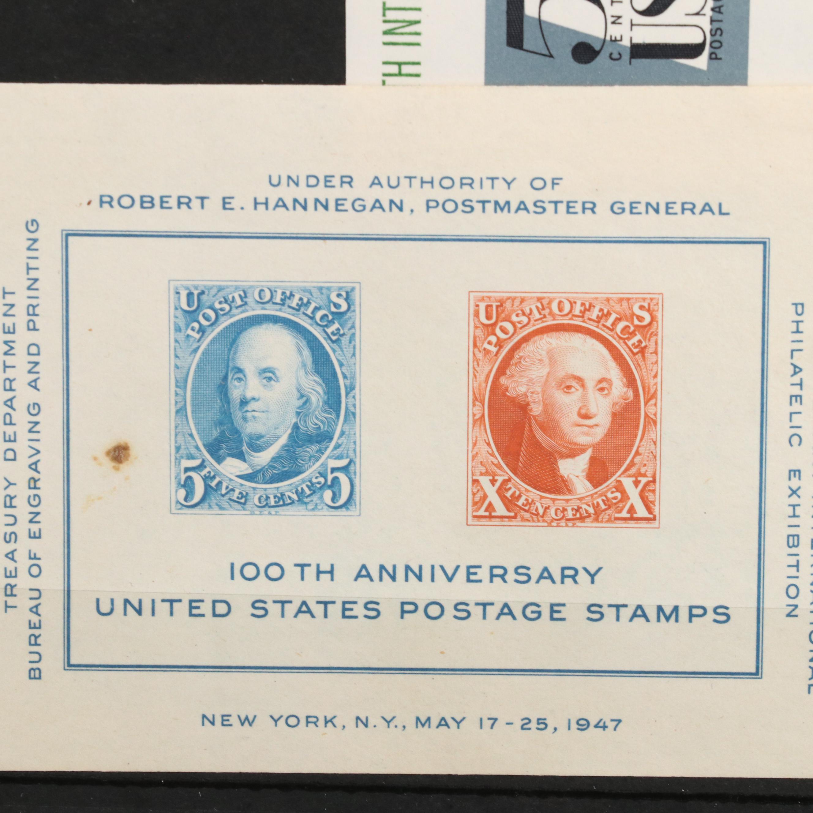 Two U.S. Postage Stamp Stock Books