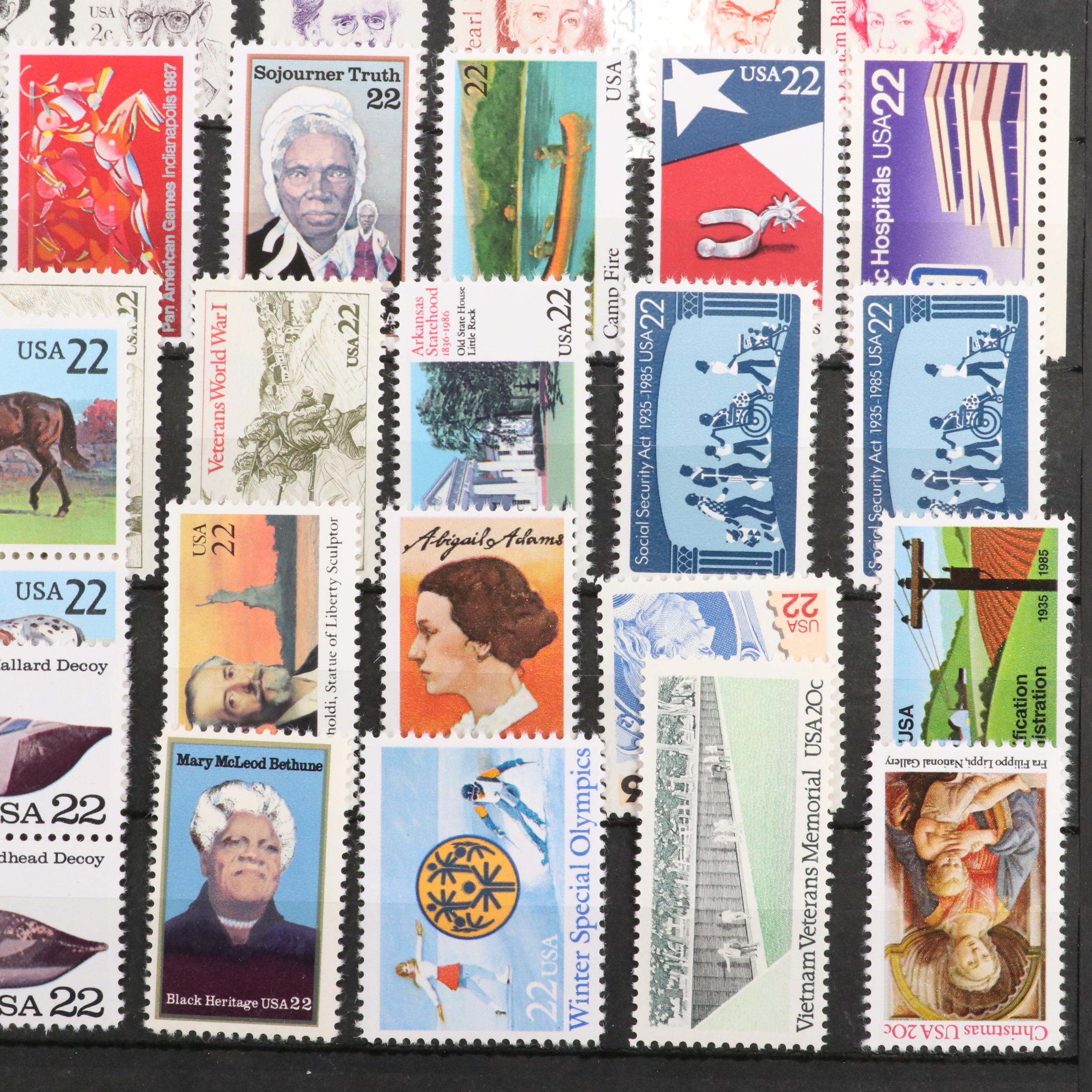 Two U.S. Postage Stamp Stock Books