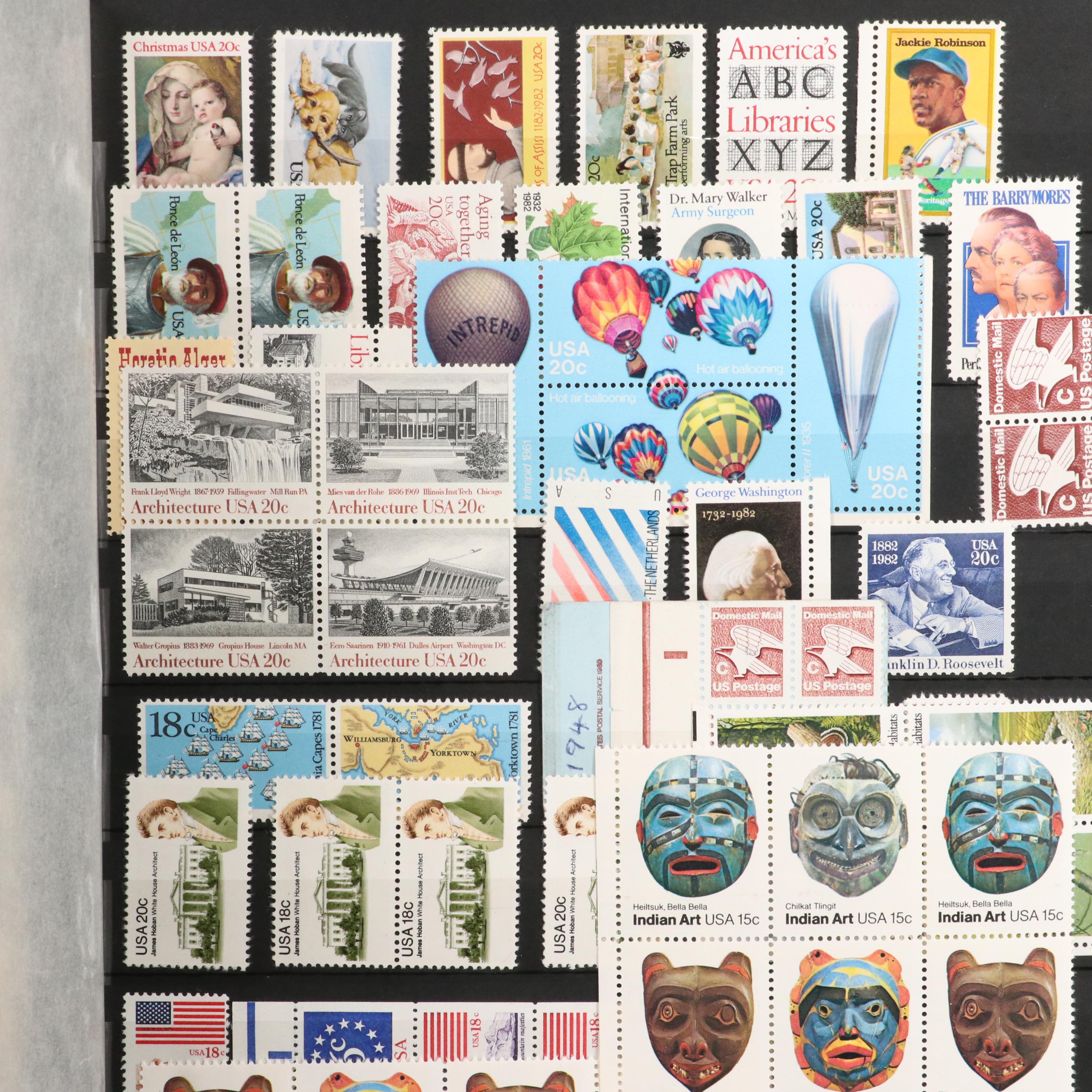 Two U.S. Postage Stamp Stock Books