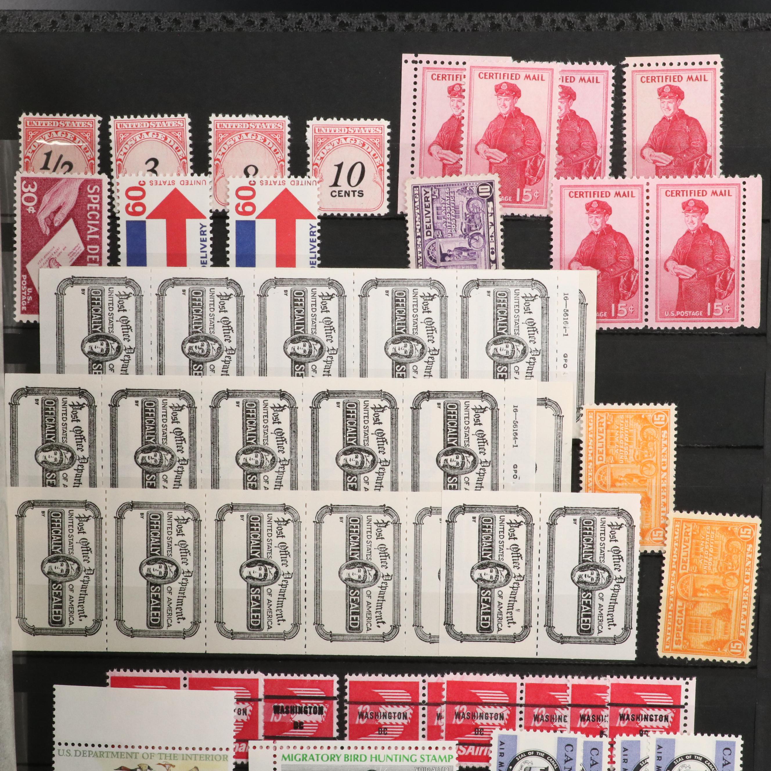 Two U.S. Postage Stamp Stock Books