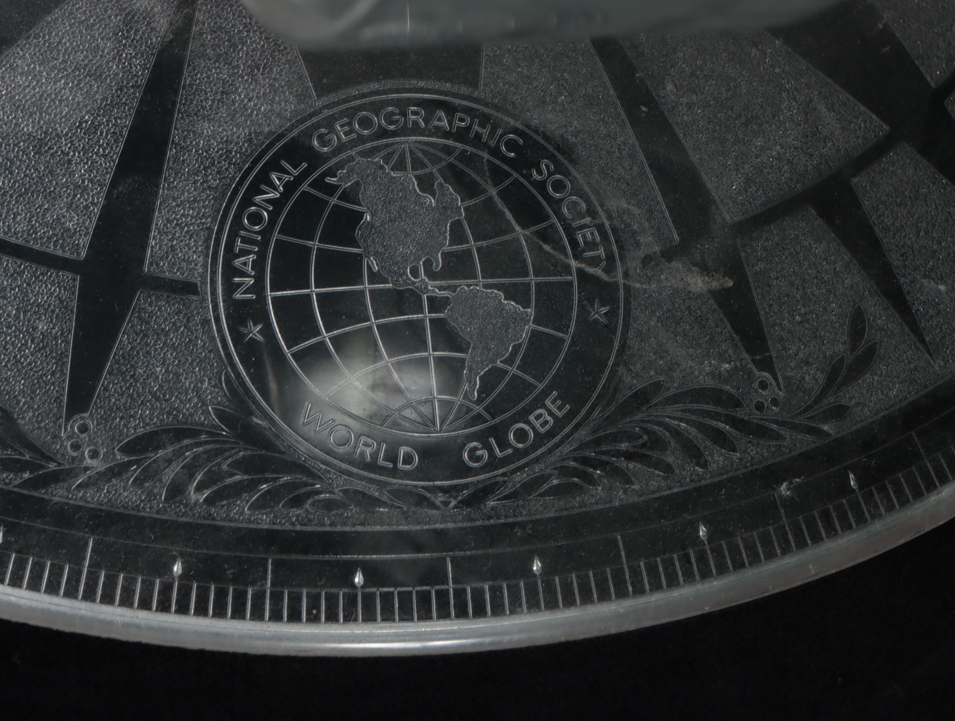 National Geographic World Globe on Acrylic Stand