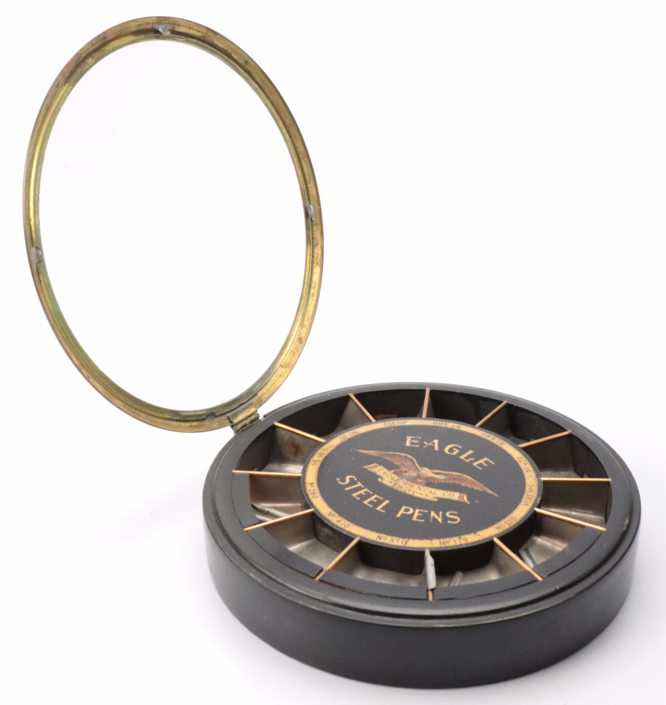 Eagle Pencil Co. "Steel Pens" Nib Model Display, Early to Mid 20th Century