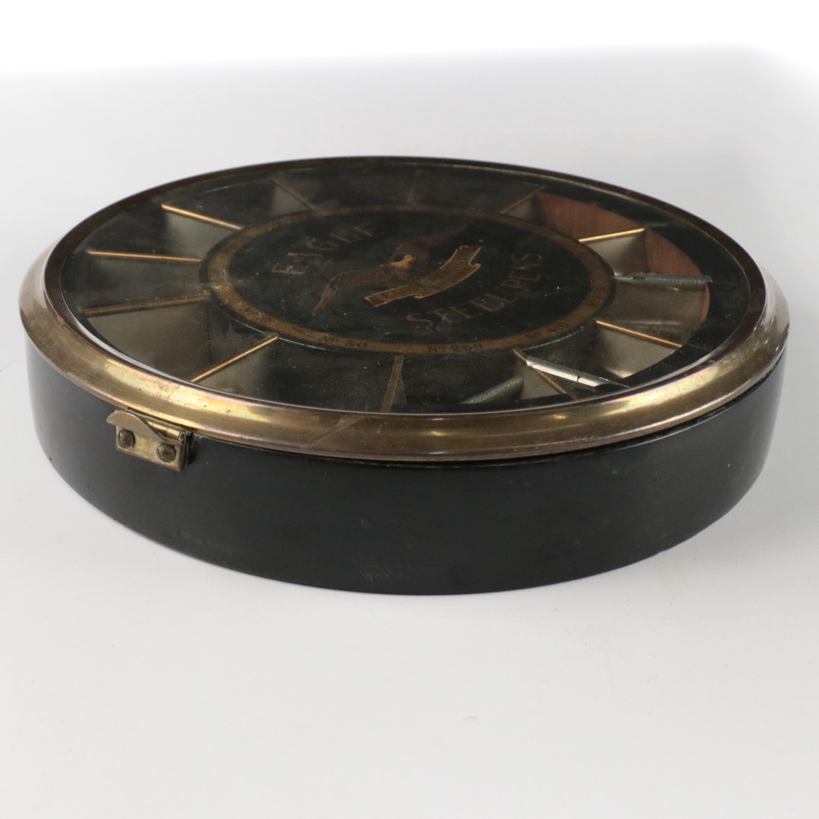 Eagle Pencil Co. "Steel Pens" Nib Model Display, Early to Mid 20th Century