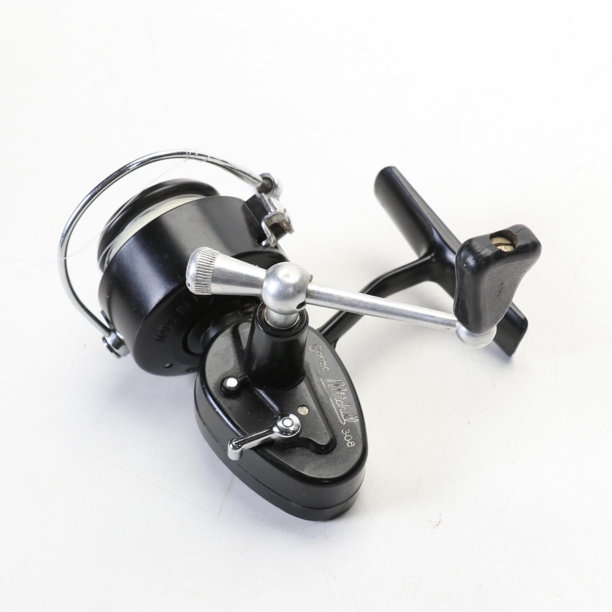 Garcia Mitchell 308 Spinning Reel with Five Mitchell Spools