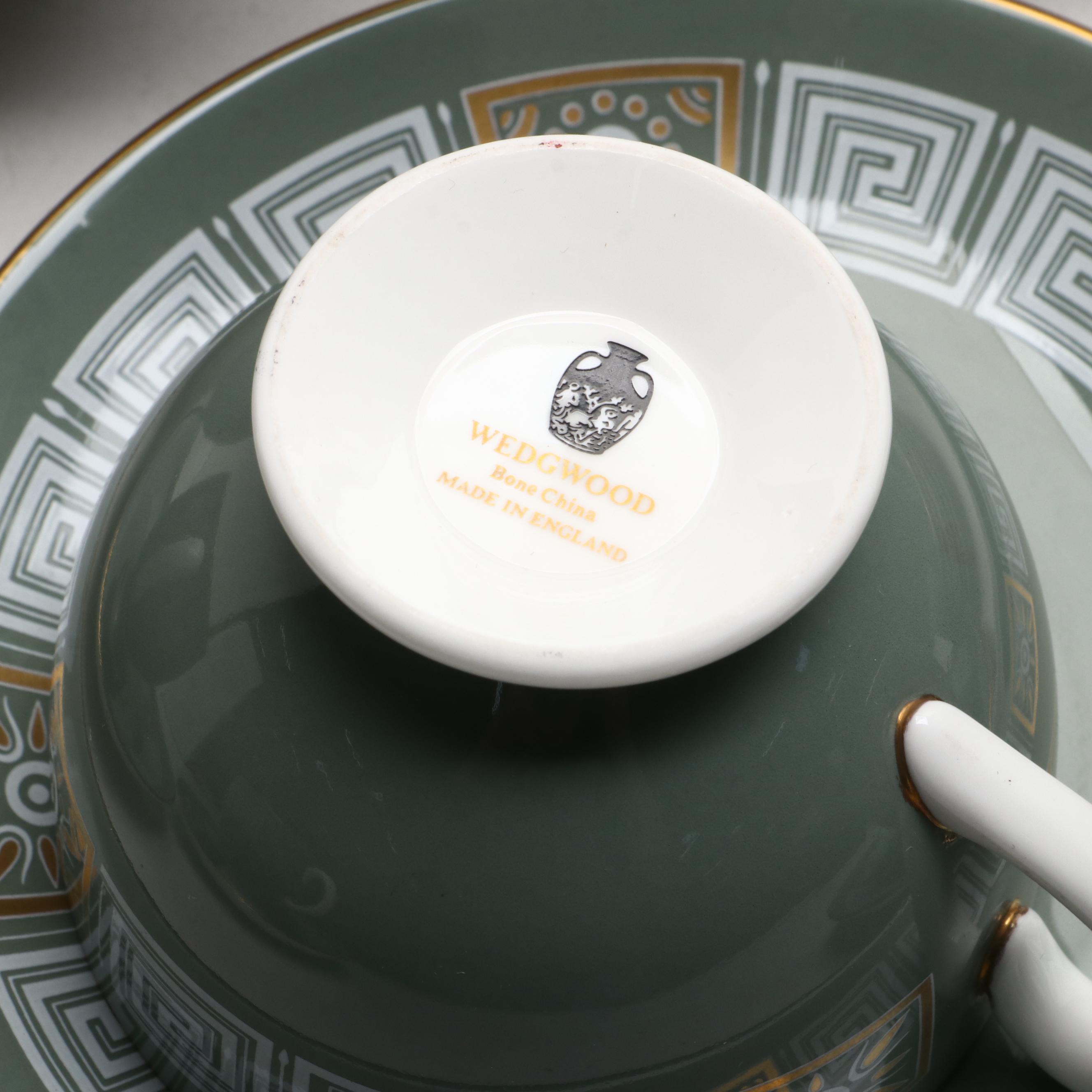 Wedgwood "Asia Green" Bone China Dinner Plates, Salad Plates and More