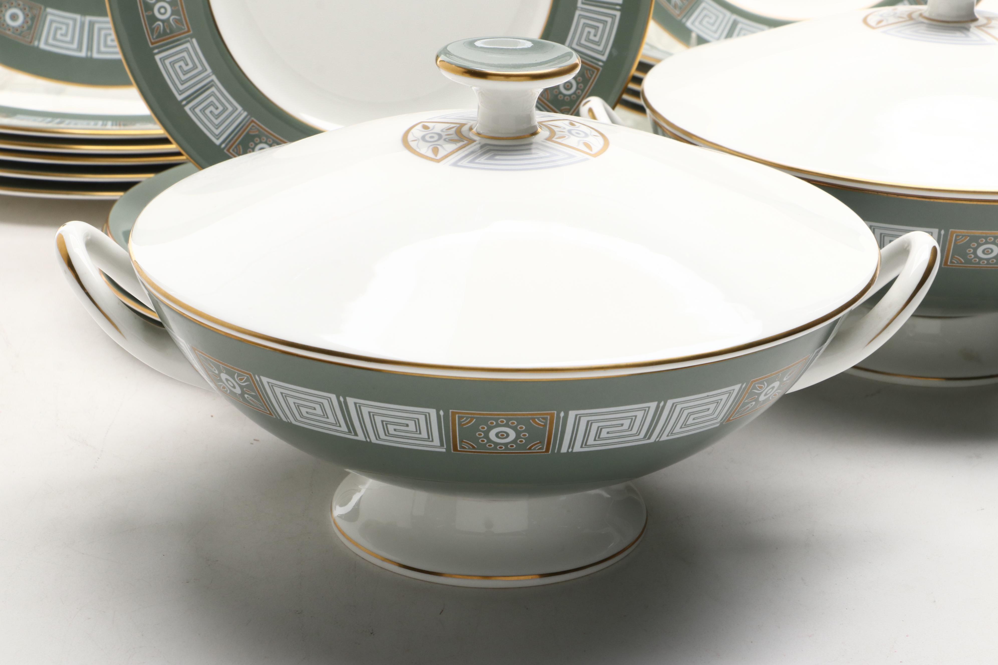 Wedgwood "Asia Green" Bone China Dinner Plates, Salad Plates and More