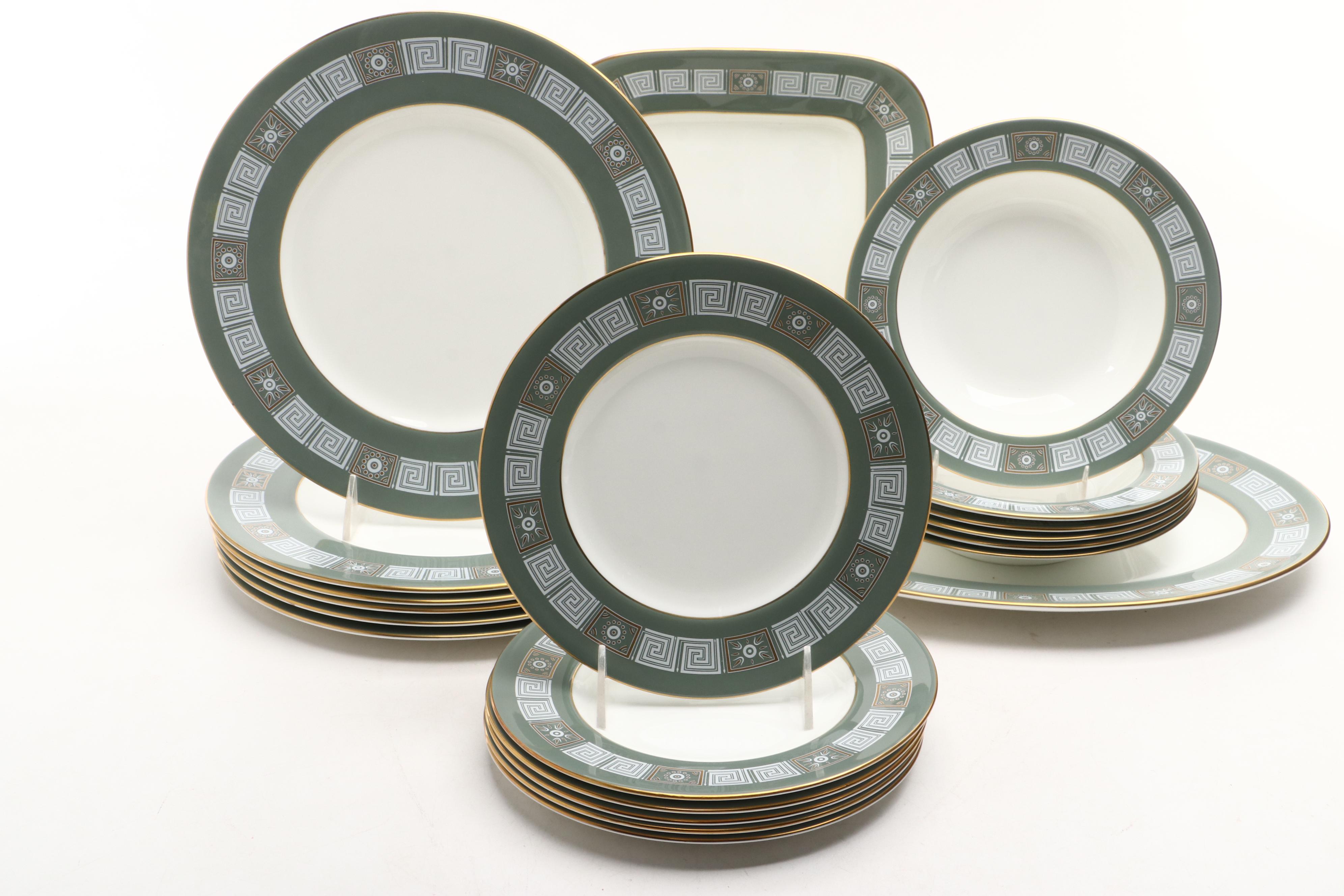 Wedgwood "Asia Green" Bone China Dinner Plates, Salad Plates and More