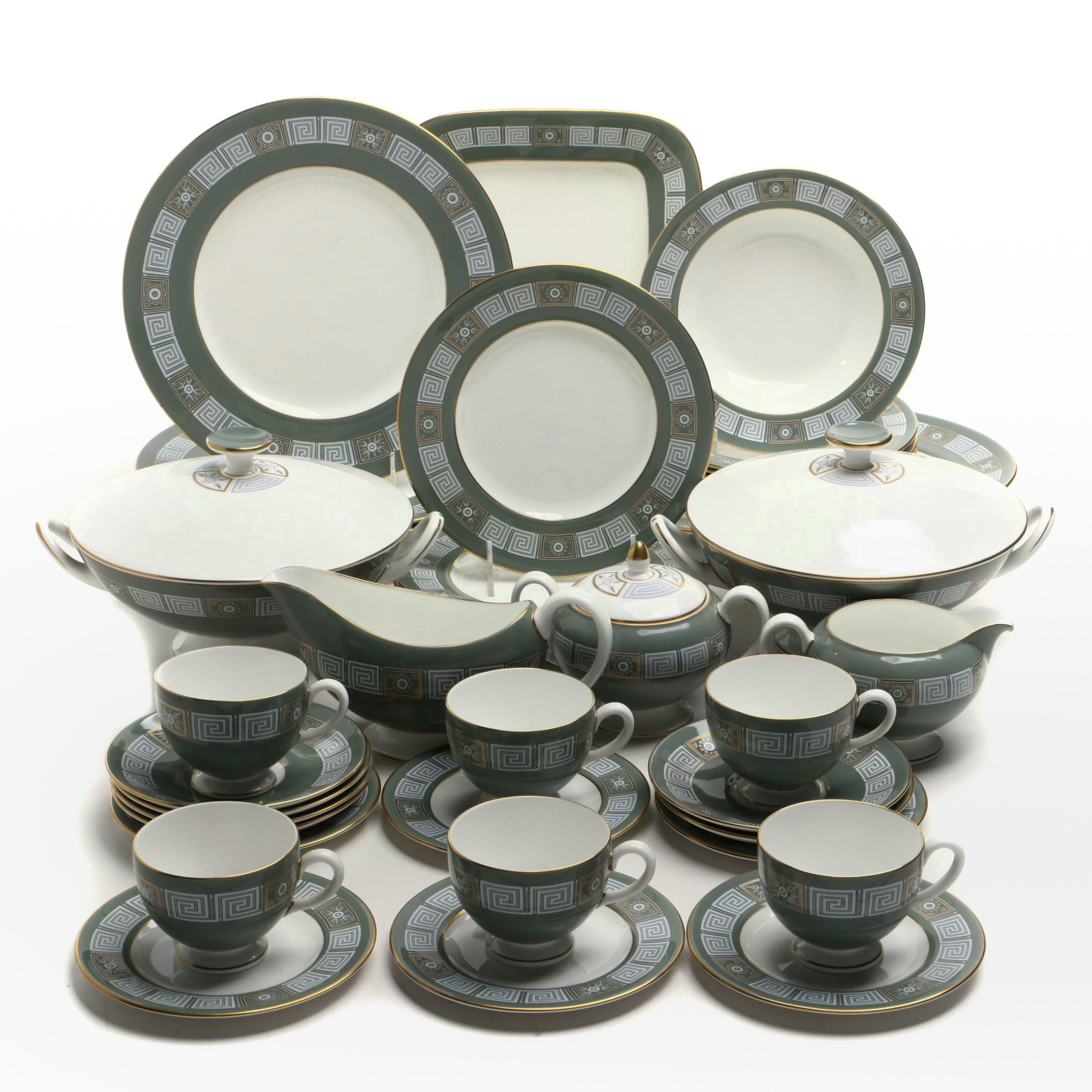 Wedgwood "Asia Green" Bone China Dinner Plates, Salad Plates and More