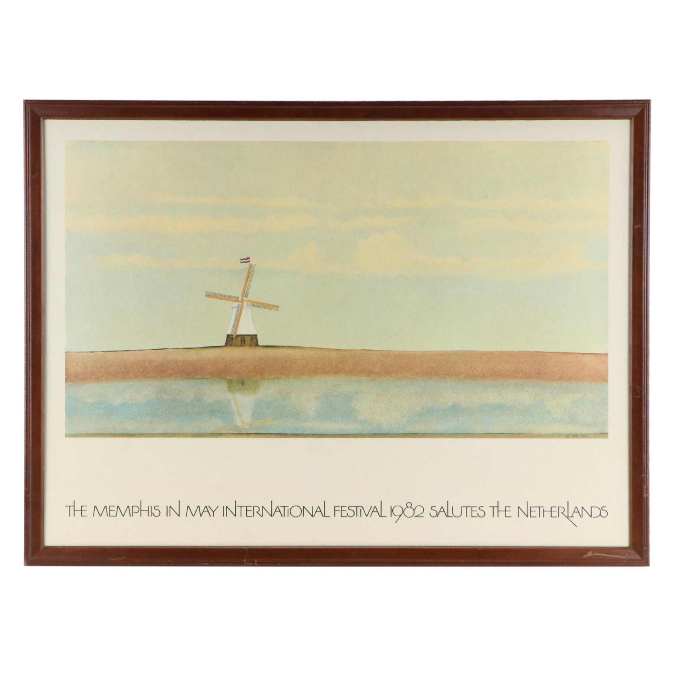 Memphis in May International Festival 1982 Poster After Veda Reed