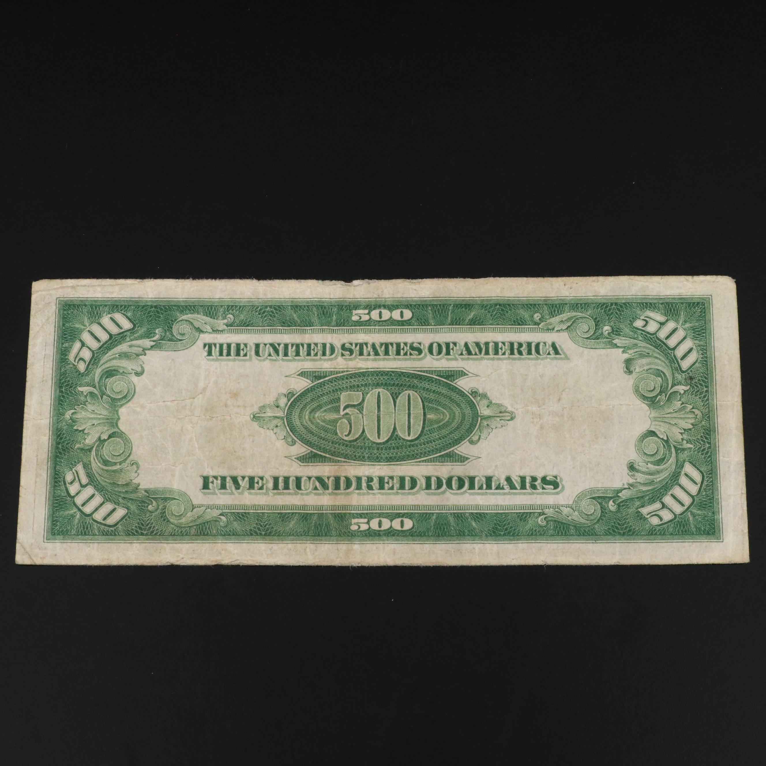 1934  $500 Federal Reserve Currency Note